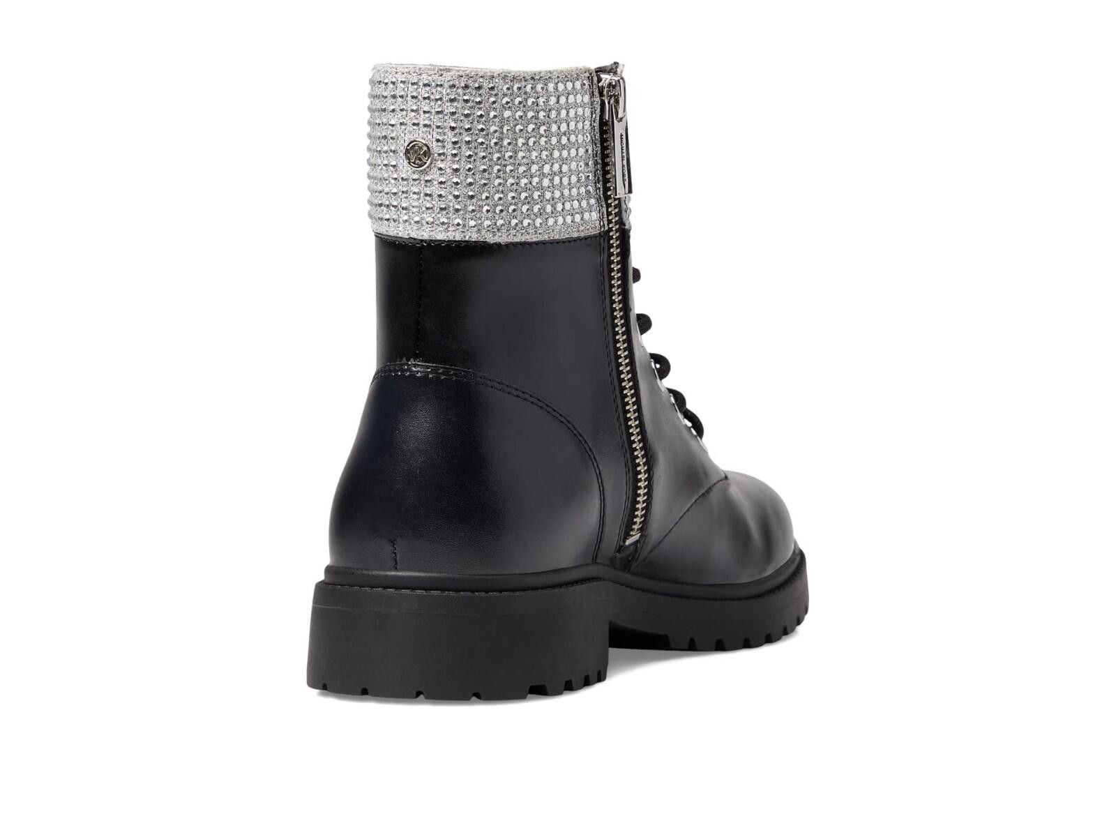 Michael Kors Michael Kors Alistair Combat Bootie Black Silver 8.5 NEW Size US 8.5 / IT 38.5 - 3 Thumbnail