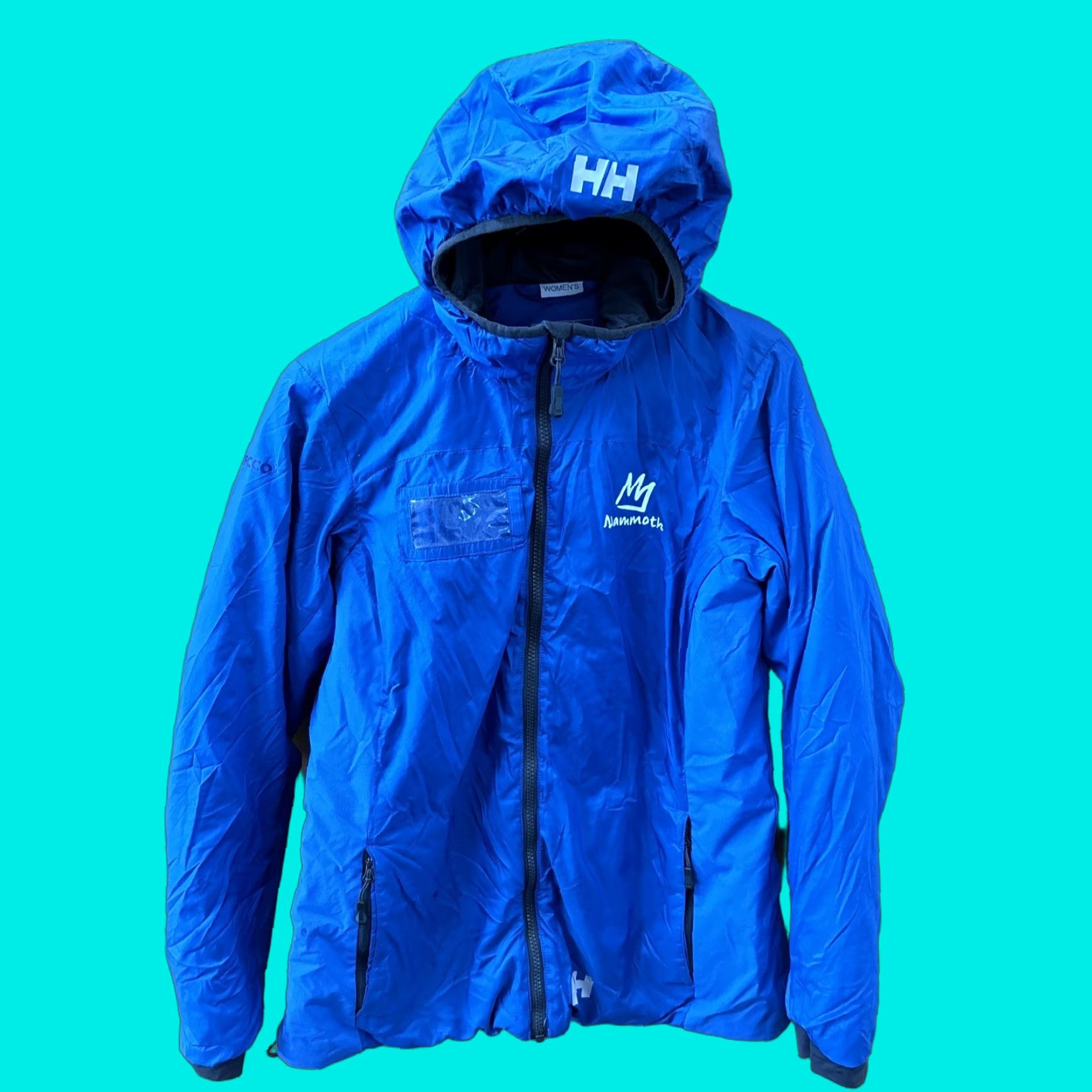 Helly Hansen Helly Hansen Jacket Women L Hooded Insulated Puffer Blue Mammoth Recco Coat Zip Size L / US 10 / IT 46 - 1 Thumbnail