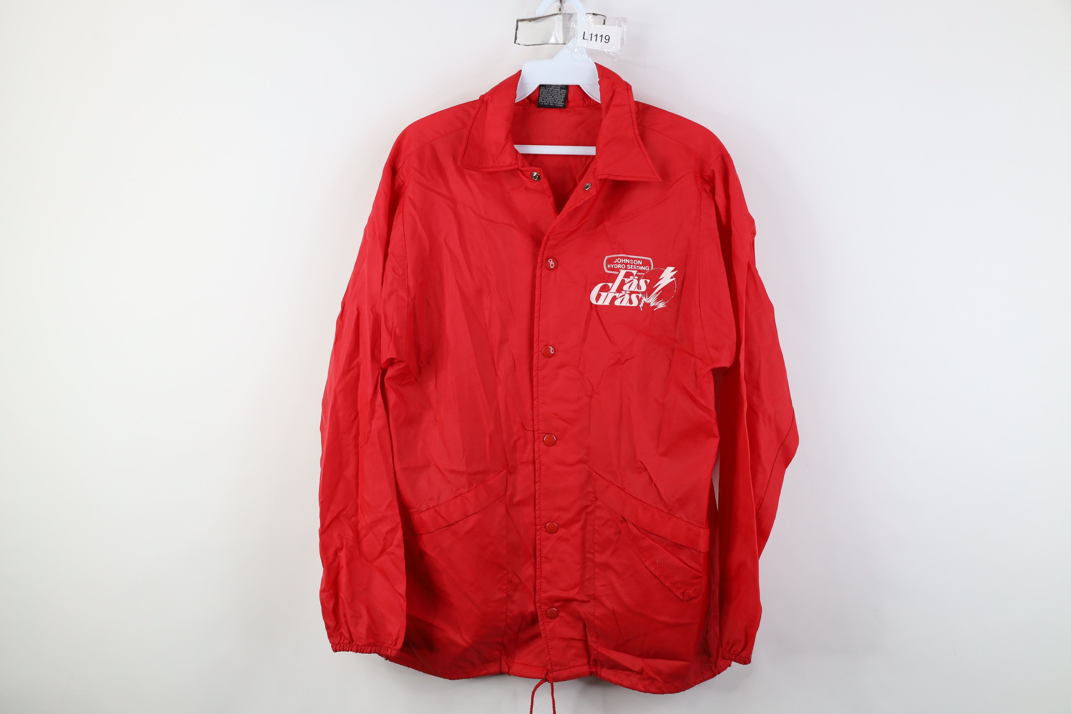 Vintage Vintage 70s 80s Johnson Hydro Seeding Fas Windbreaker Jacket Size US S / EU 44-46 / 1 - 1 Thumbnail