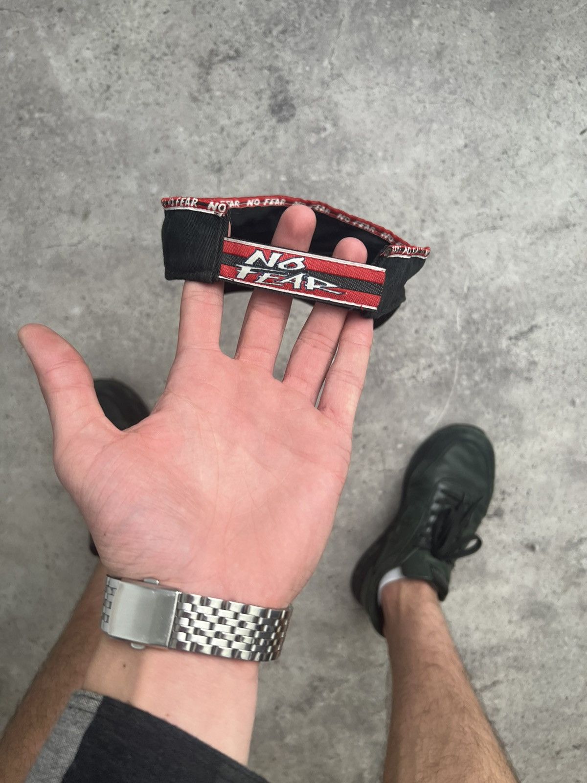 No Fear 🔥Rare 90’s NO FEAR Logo Size ONE SIZE - 3 Thumbnail