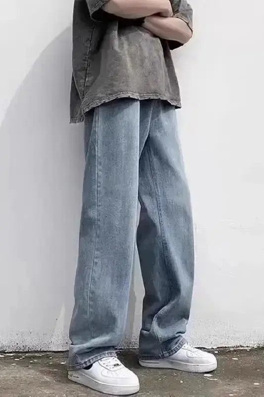 Japanese Brand Straight and versatile washed jeans Size US 32 / EU 48 - 5 Thumbnail