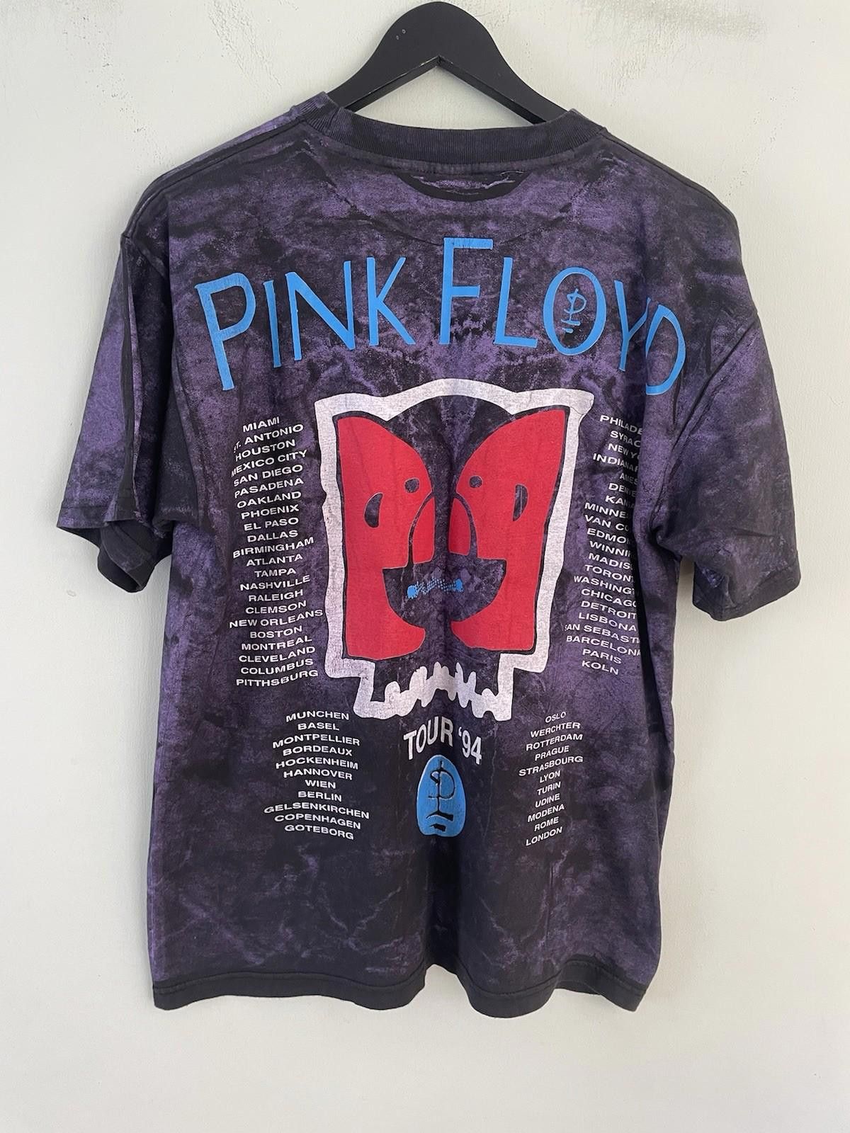 Other Vintage 1994 90s Pink Floyd All Over Print Bootleg T Shirt Size US L / EU 52-54 / 3 - 2 Thumbnail