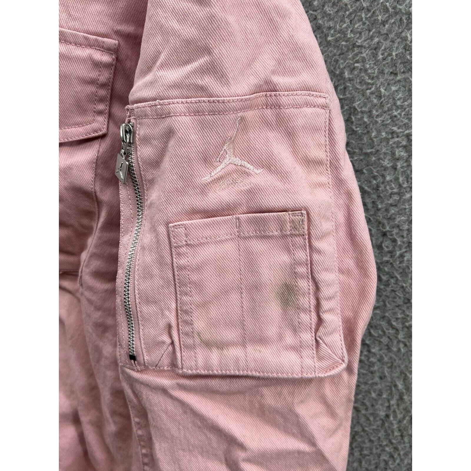 Jordan Brand Air Jordan Renegade Canvas Jacket Pink FN5674-607 Size Large Size L / US 10 / IT 46 - 5 Thumbnail