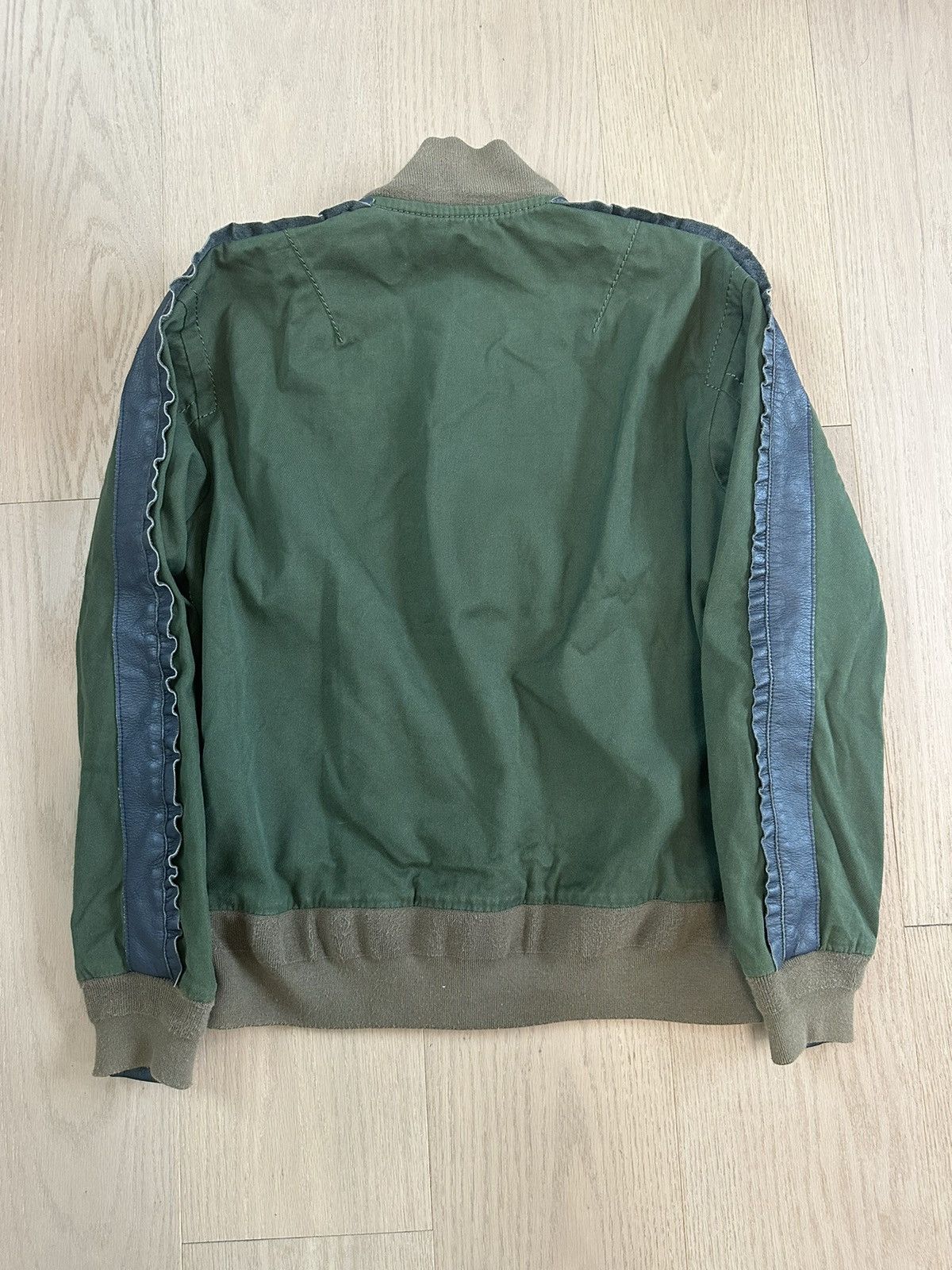 Sacai Sacai Ruffle Calf Sleeves Bomber Jacket Size US M / EU 48-50 / 2 - 7 Thumbnail