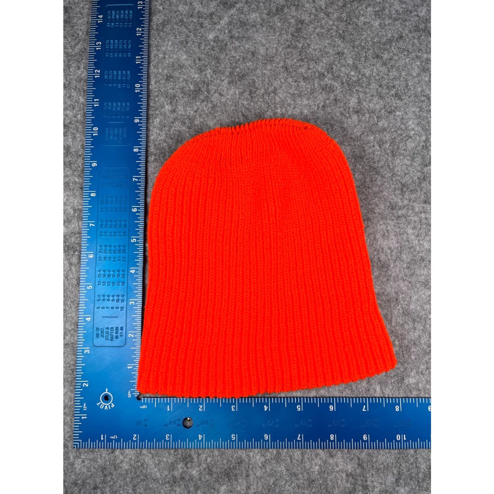 Doublet Neon Orange Beanie Knit Toque Adult One Size - Acrylic Winter Outdoor Hat Unisex Adults Men Women Winter Cap Ski Style Size ONE SIZE - 3 Thumbnail