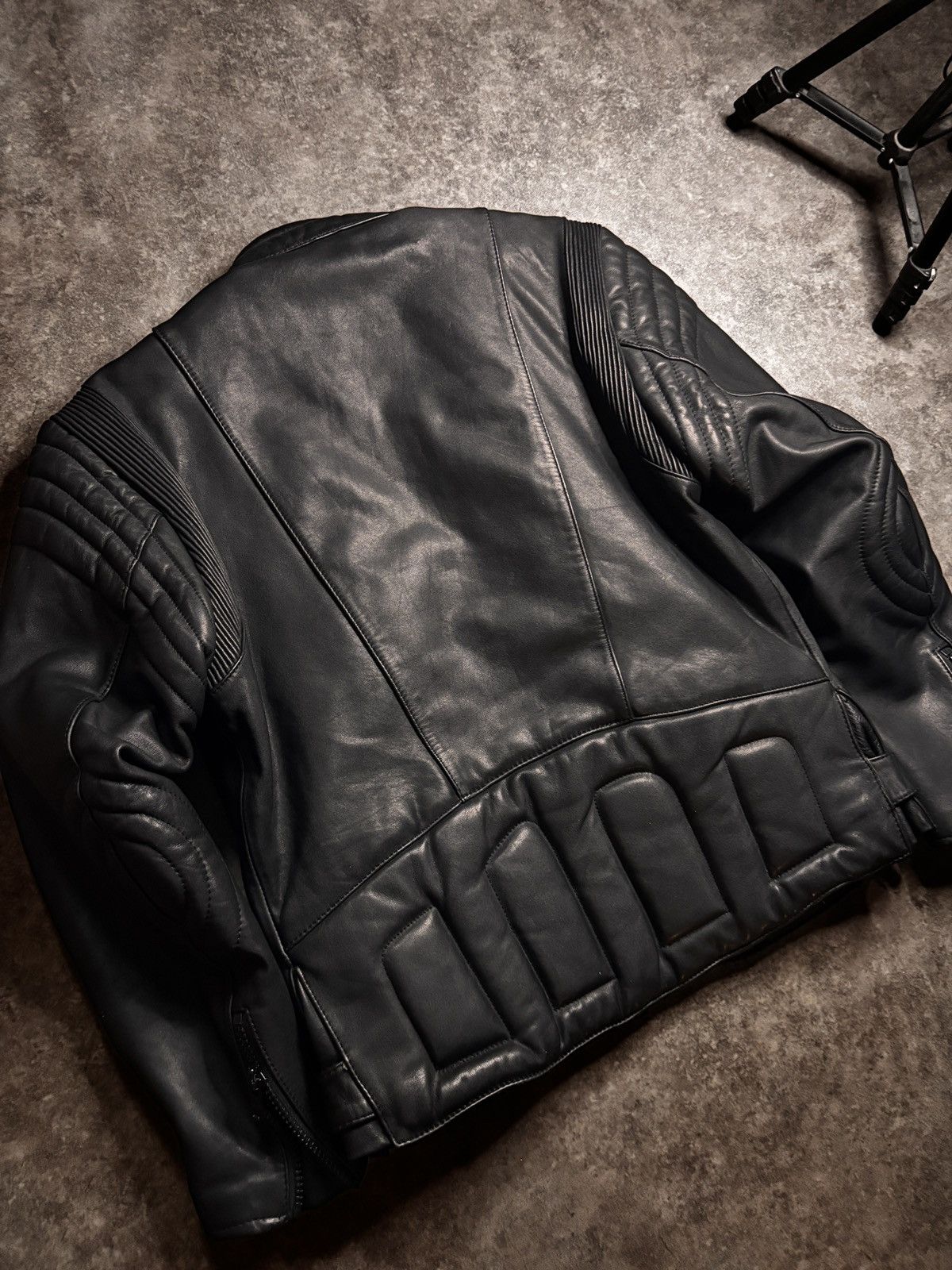 Genuine Leather Vintage real leather moto jacket Size US M / EU 48-50 / 2 - 10 Thumbnail