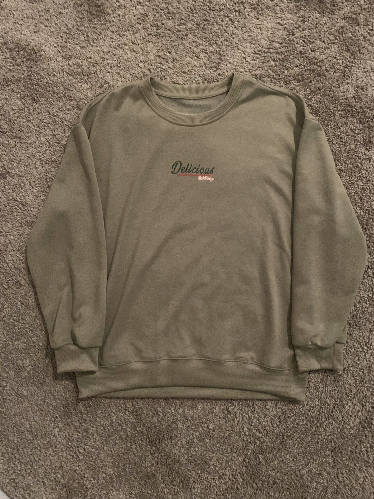 Shein Shein Beige Graphic Sweatshirt Size US M / EU 48-50 / 2 - 1 Thumbnail
