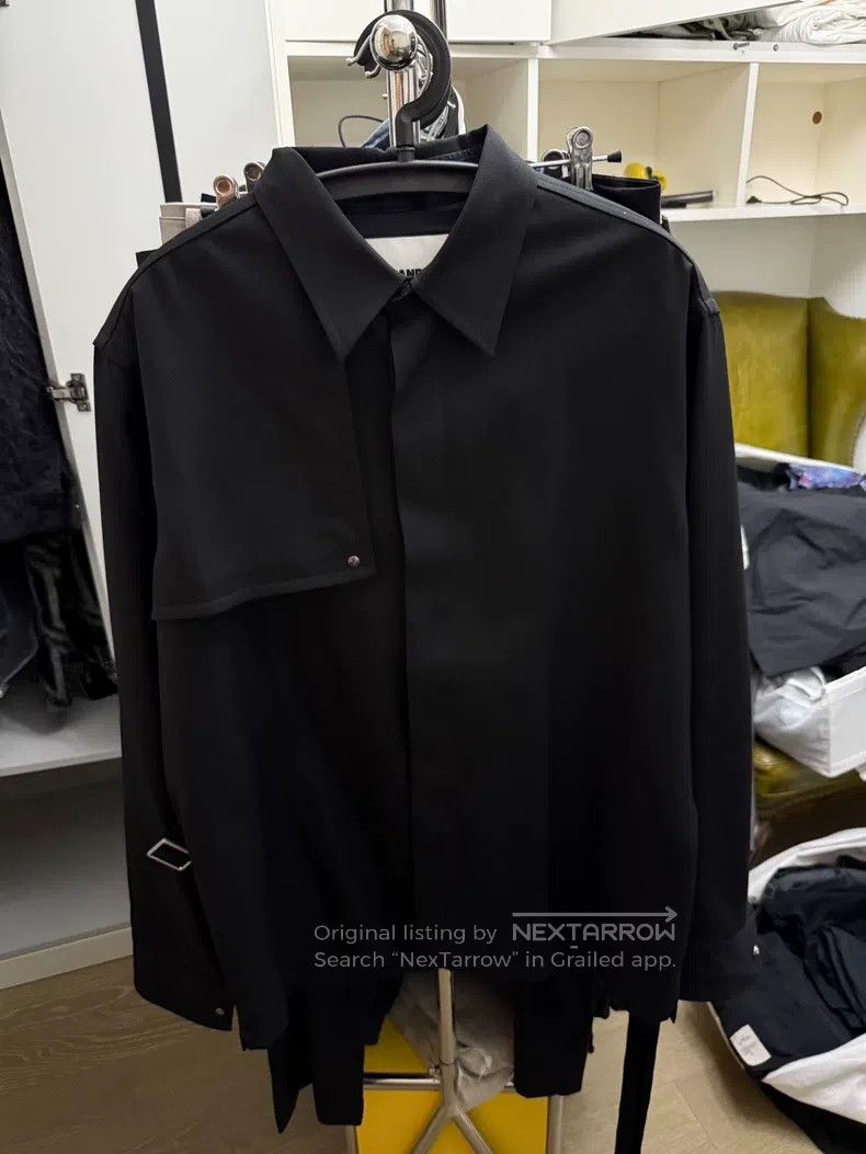 Jil Sander Jil Sander size 41 Ribbon wool shirt Size US M / EU 48-50 / 2 - 1 Thumbnail