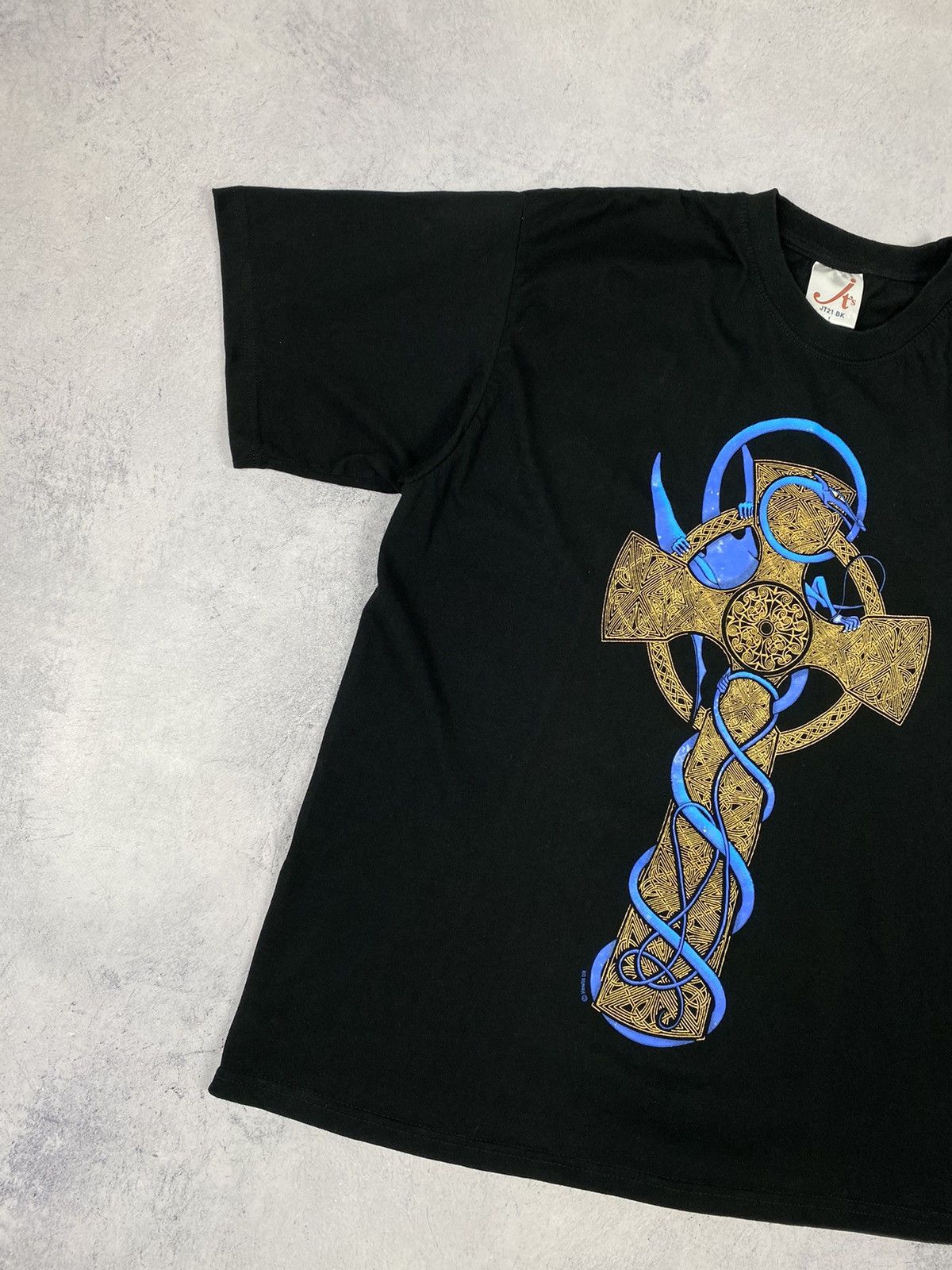 Vintage Vintage Hewlin Dragon Art Graphic Tee Size US L / EU 52-54 / 3 - 3 Thumbnail