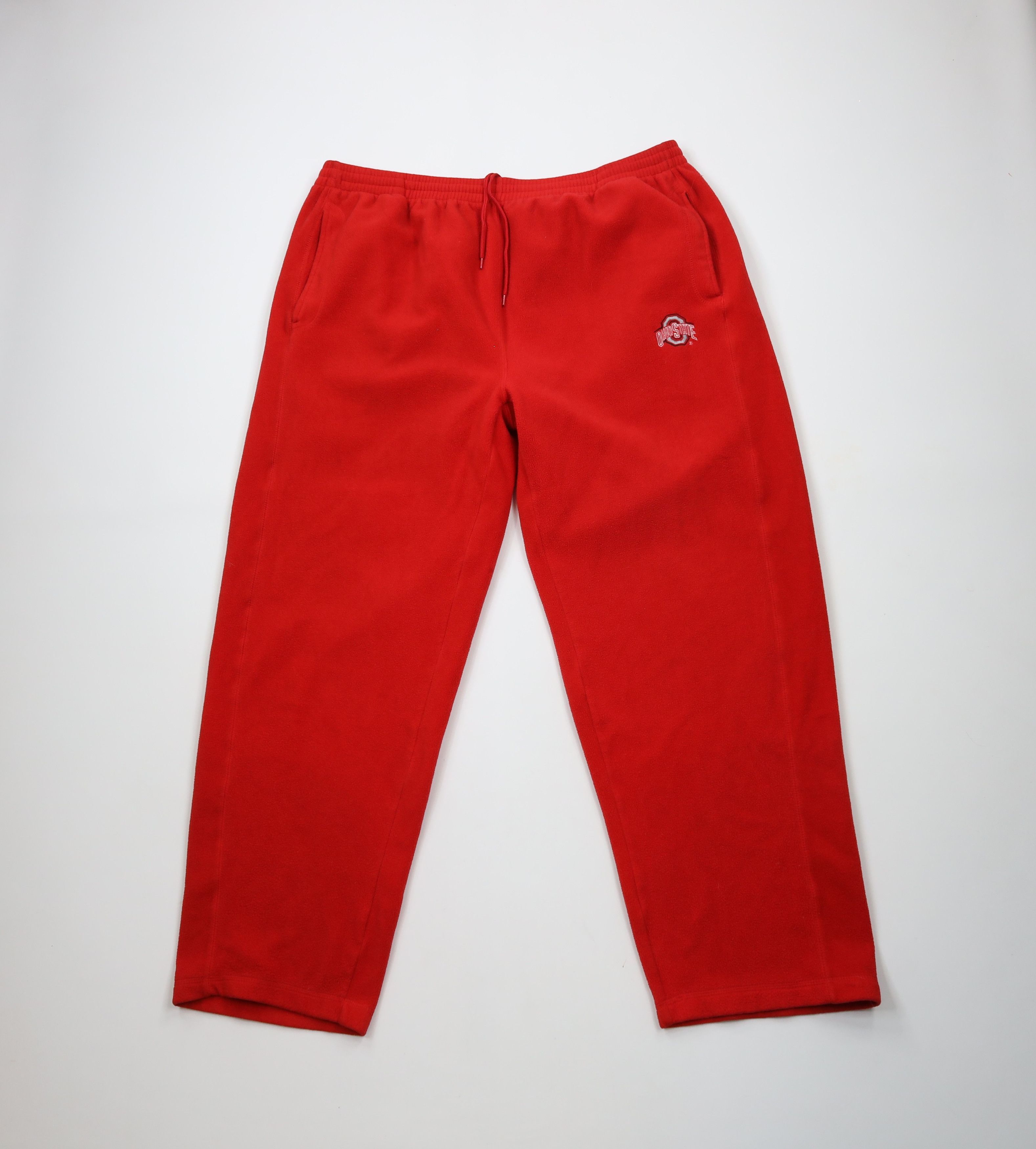 Vintage Vintage 90s Ohio State University Wide Leg Fleece Sweatpants Size US 38 / EU 54 - 1 Thumbnail