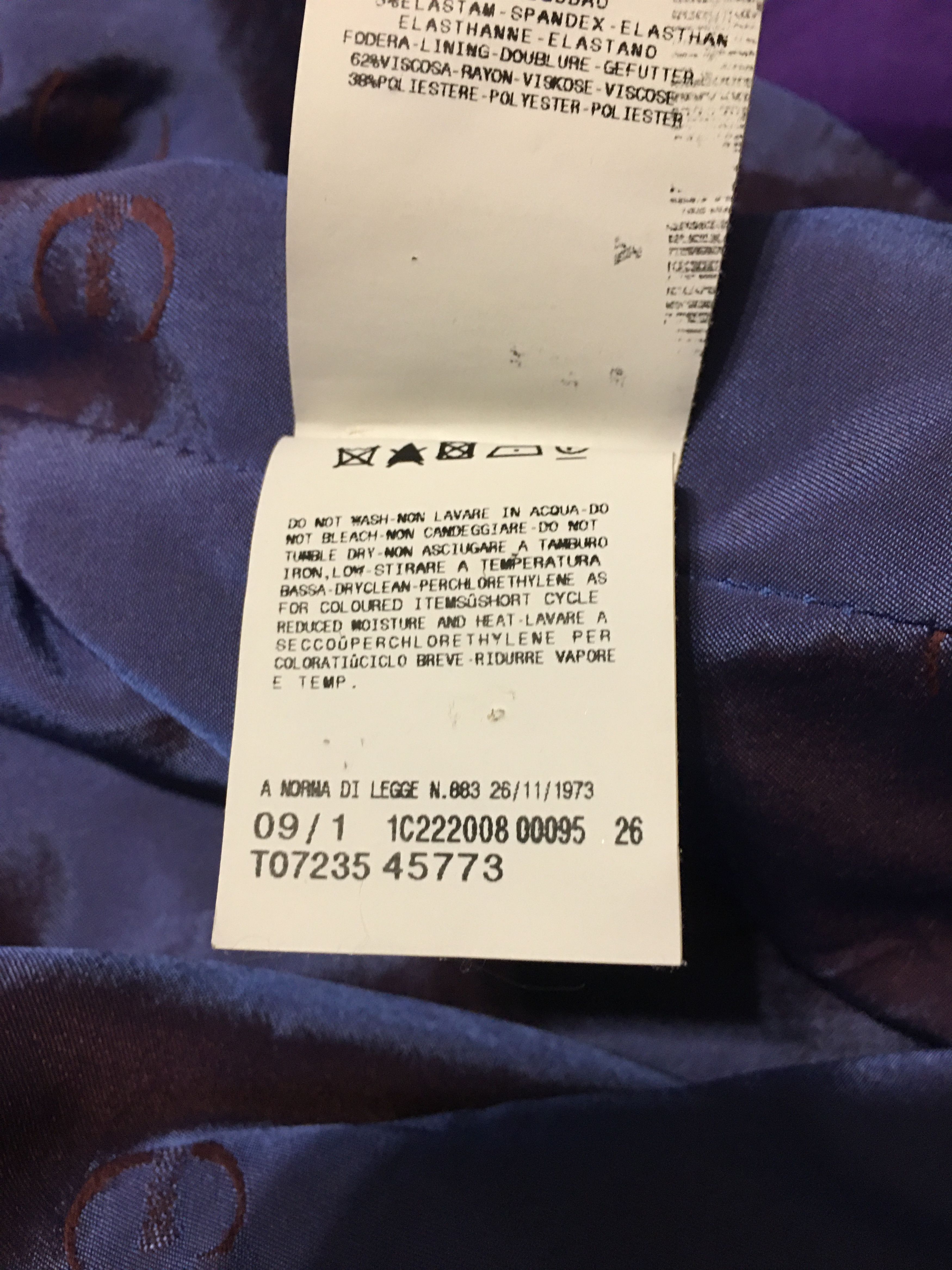 Just Cavalli Just Cavalli Purple Cotton Blend Satin Jacket Blazer IT40 Size S / US 4 / IT 40 - 16 Thumbnail