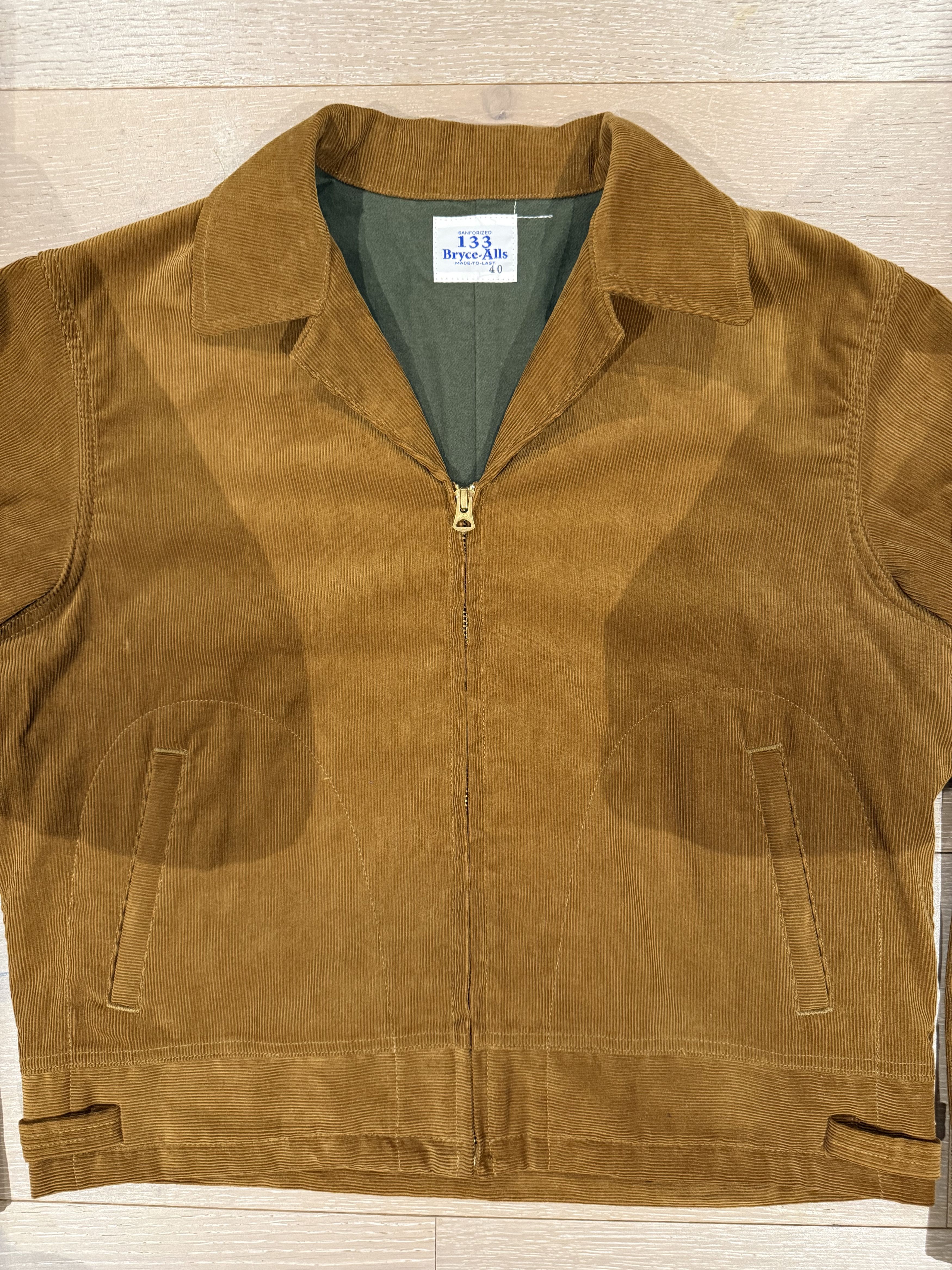 Bryceland's 💚 Bryceland's FFA Jacket Caramel Size 40 NEW Size US M / EU 48-50 / 2 - 8 Thumbnail