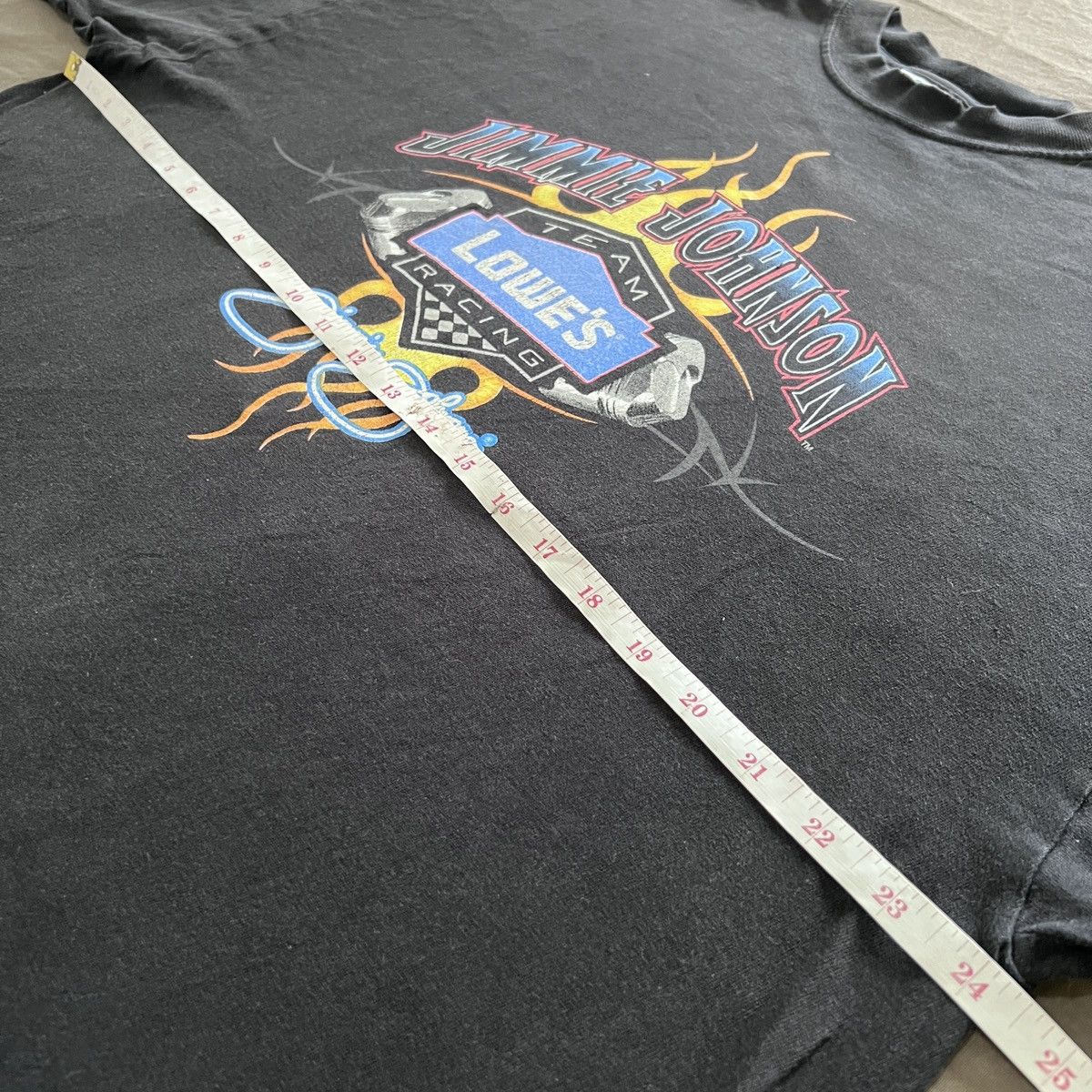 NASCAR Vintage Y2K Jimmy Johnson Lowes Team Racing Tee 2XL Faded Size US XXL / EU 58 / 5 - 10 Thumbnail