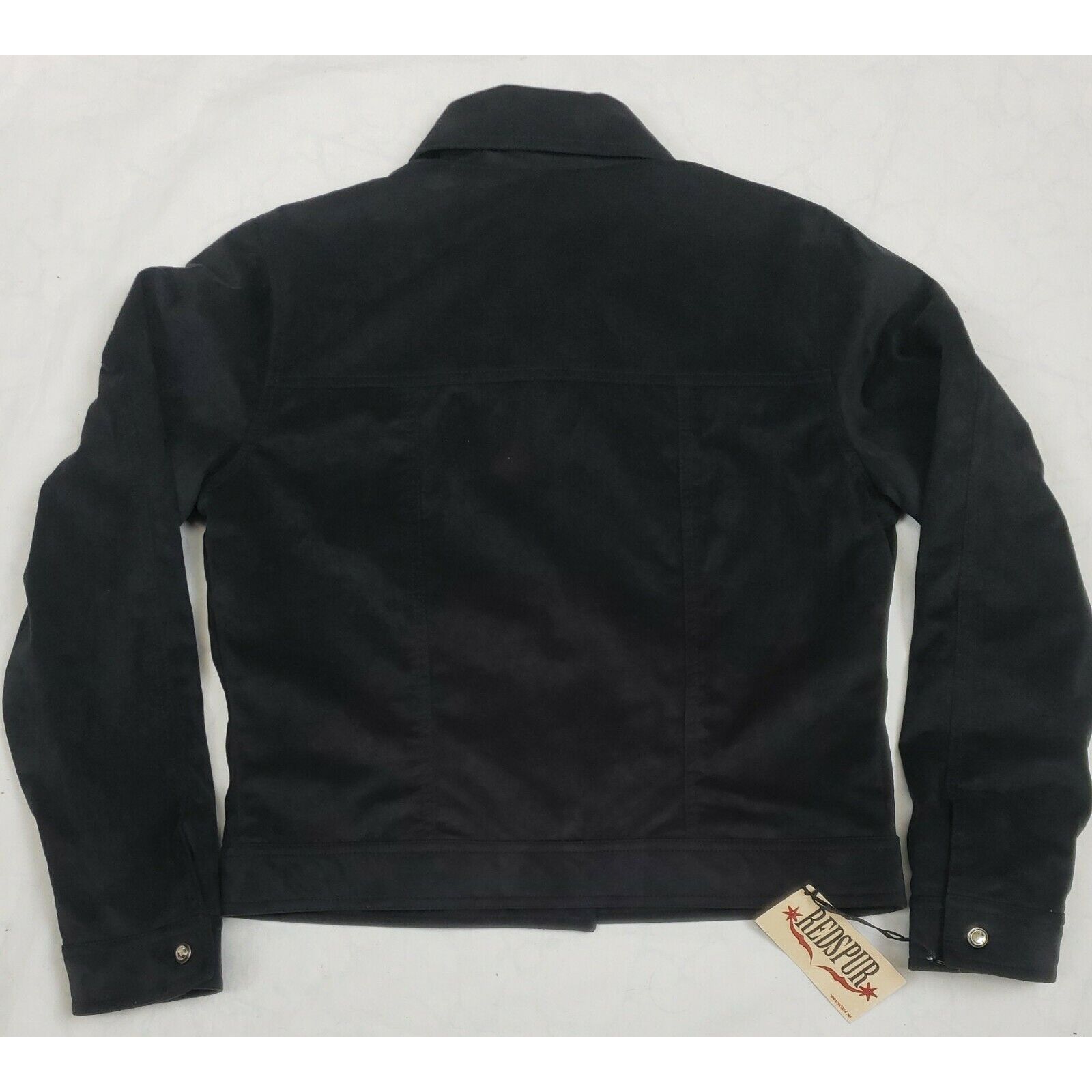 Other Faux Suede Rhinestone Western Jacket Womens M Black Trucker Size M / US 6-8 / IT 42-44 - 5 Thumbnail