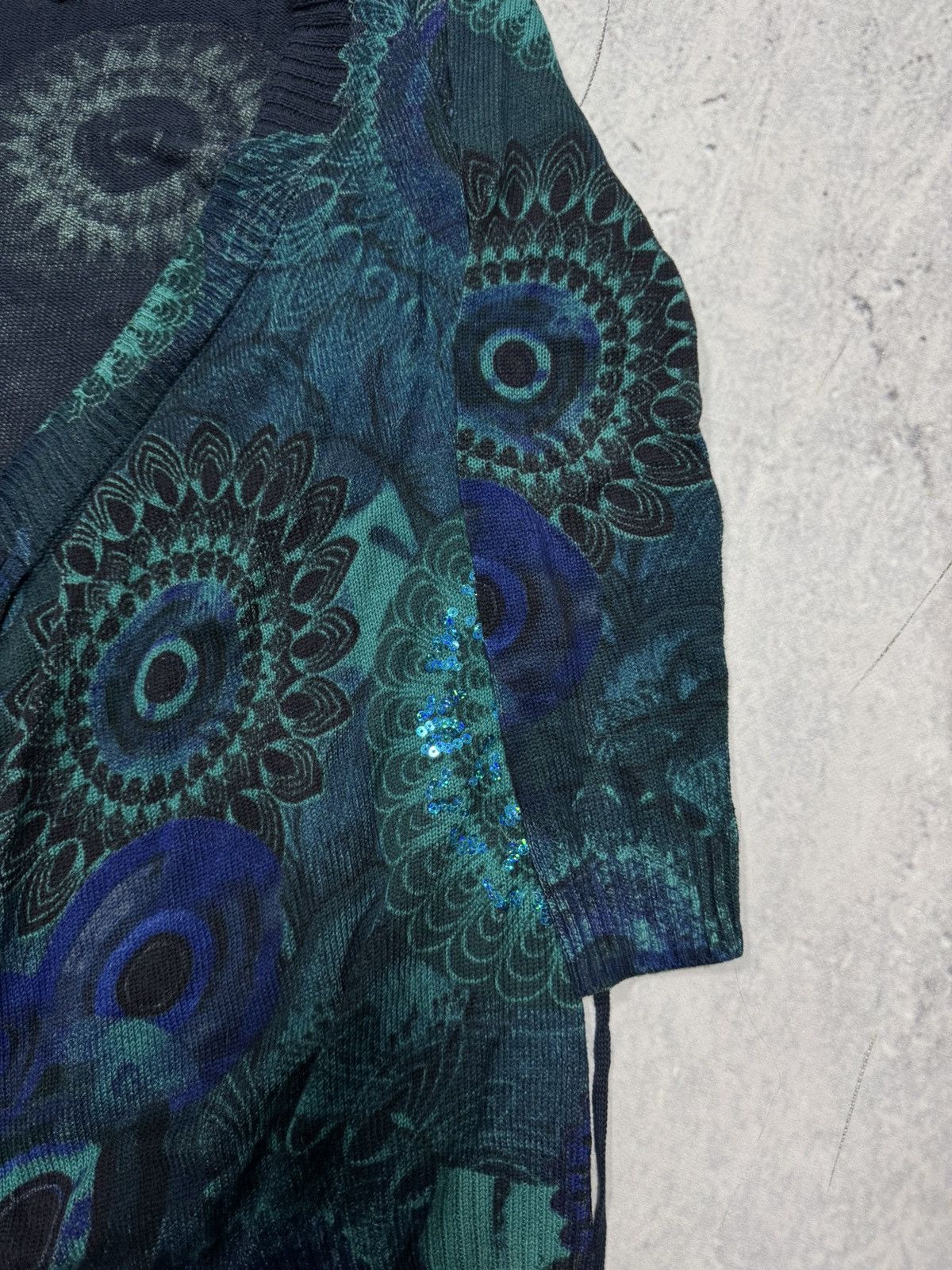 Desigual × Hysteric Glamour × Japanese Brand Desigual Avant Garde style Opium wmns Cardigan Size S / US 4 / IT 40 - 6 Thumbnail