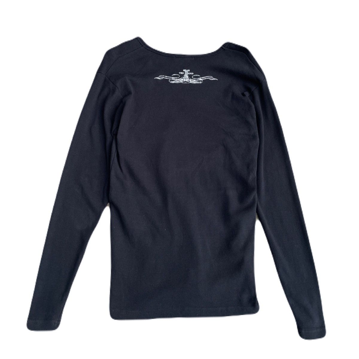 If Six Was Nine 2000s Japanese archive Vkei V-neck Poem Long Sleeve Tee Y2K Size US M / EU 48-50 / 2 - 4 Thumbnail