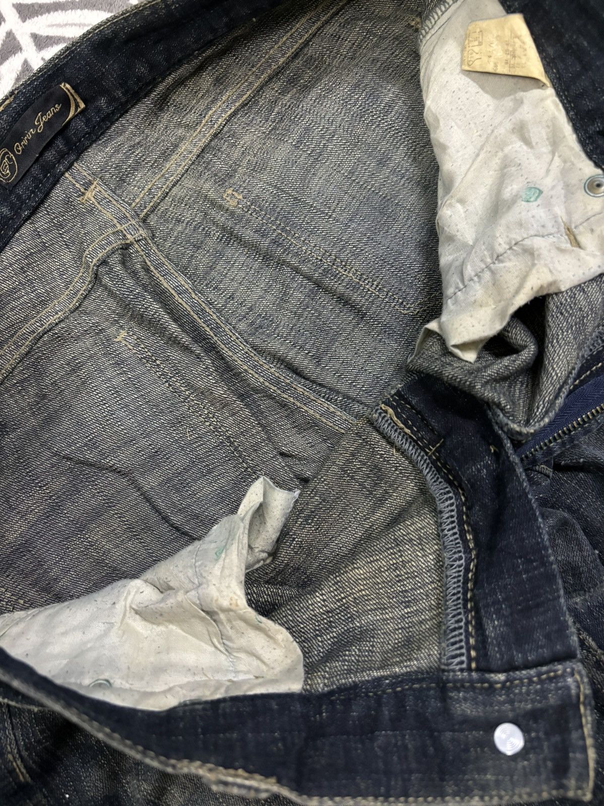 Hysteric Glamour Vintage Japanese Brand Studded Pocket Washed Flare Jeans Size US 33 - 8 Thumbnail