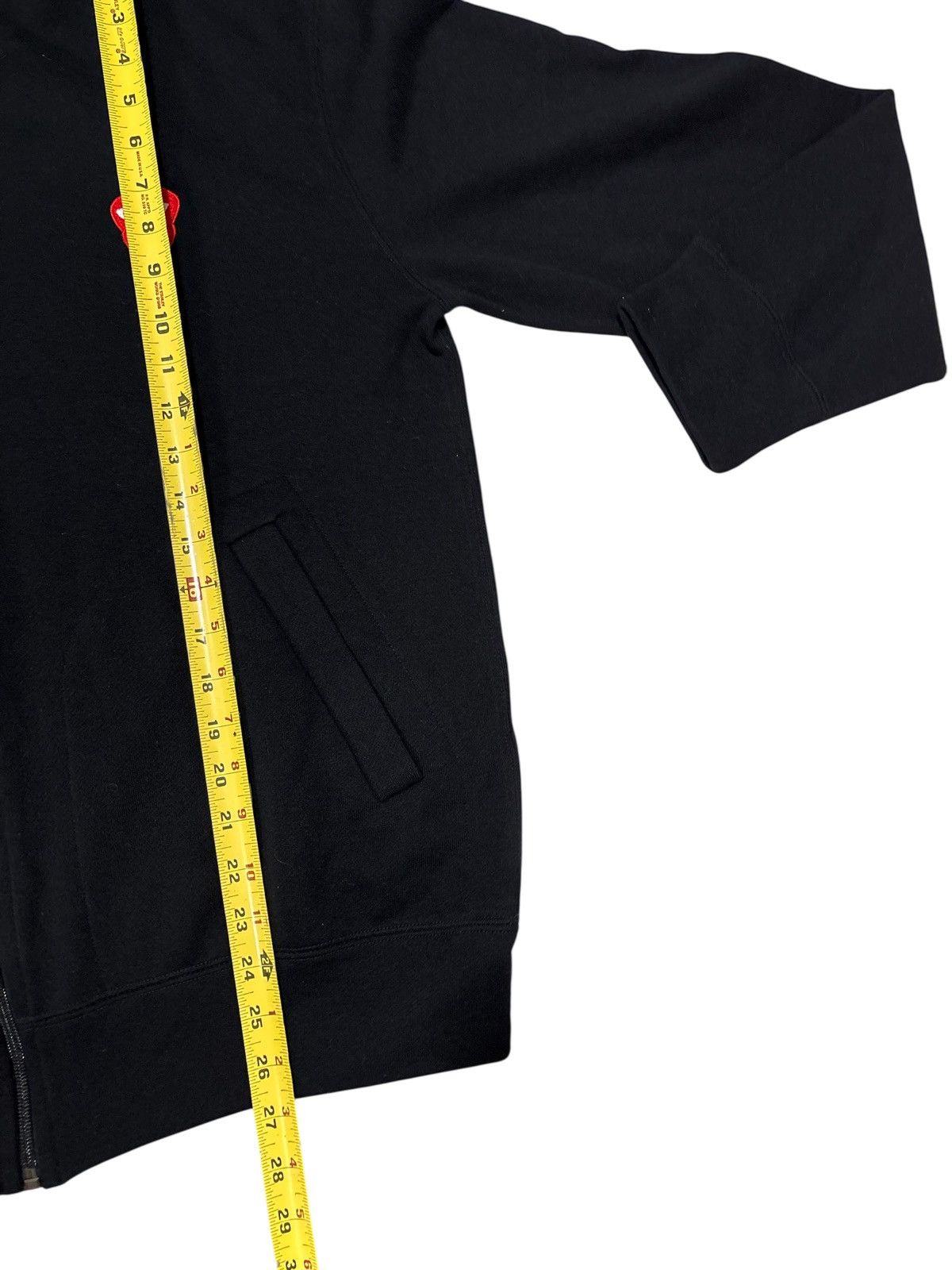 Comme des Garcons PLAY COMME DES GARÇONS PLAY Black Zip-Up Double Heart Hoodie Size US XL / EU 56 / 4 - 16 Thumbnail
