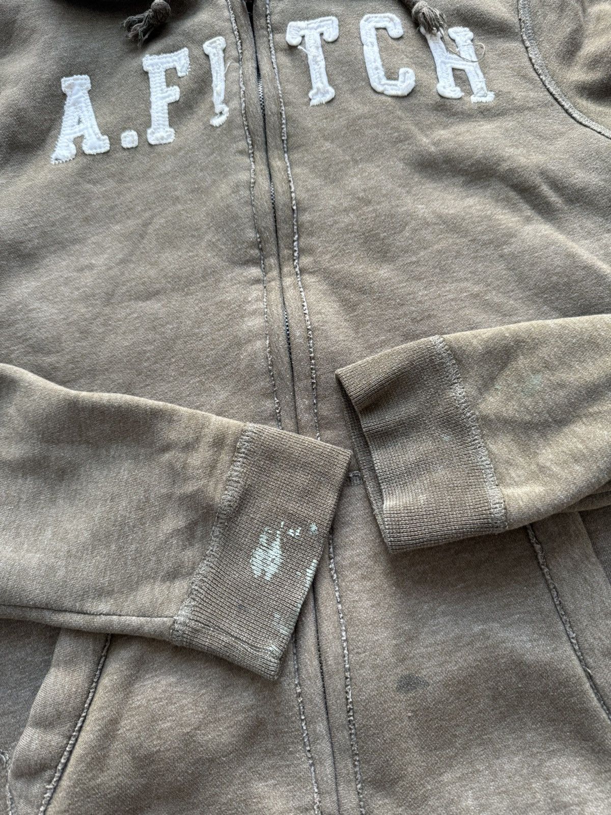 Abercrombie & Fitch Vintage Abercrombie & Fitch Y2K Fur Shearling Zip Hoodie Size US XXL / EU 58 / 5 - 6 Thumbnail