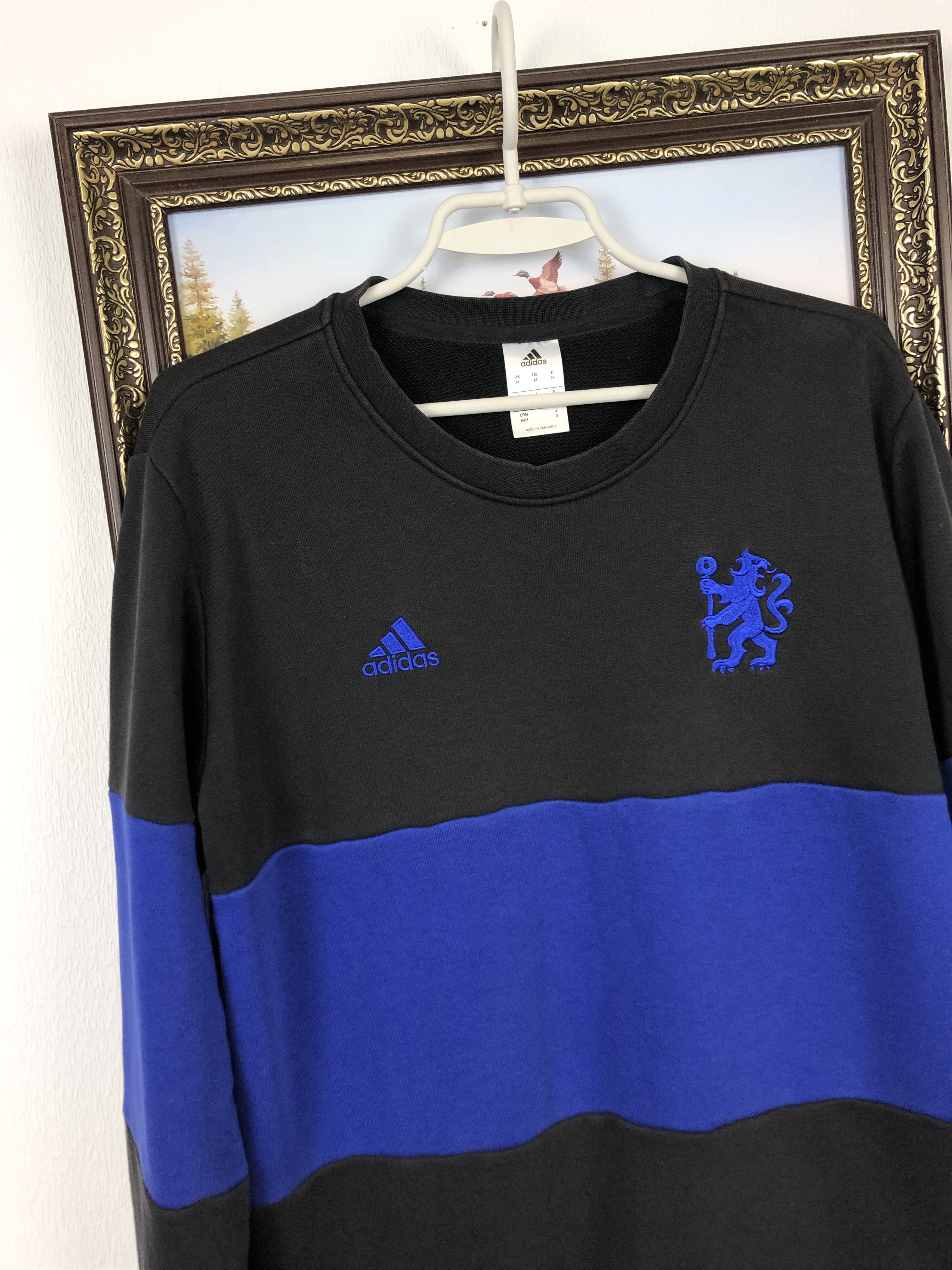 Adidas Adidas Chelsea Football Sweatshirt Soccer Rare Blues Size US M / EU 48-50 / 2 - 3 Thumbnail