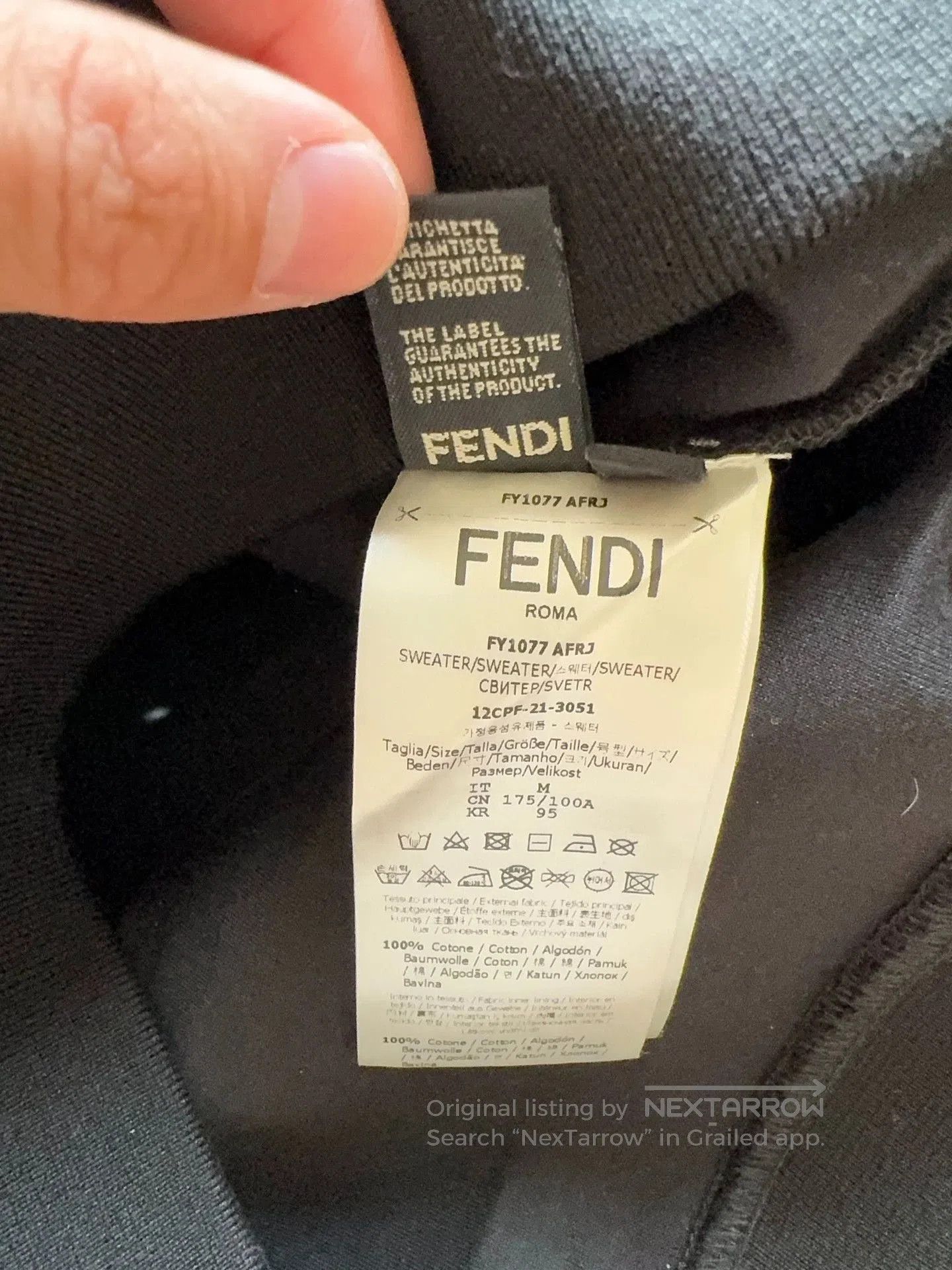 Fendi fendi logo sweatshirt size medium 99 new. Size US M / EU 48-50 / 2 - 4 Thumbnail