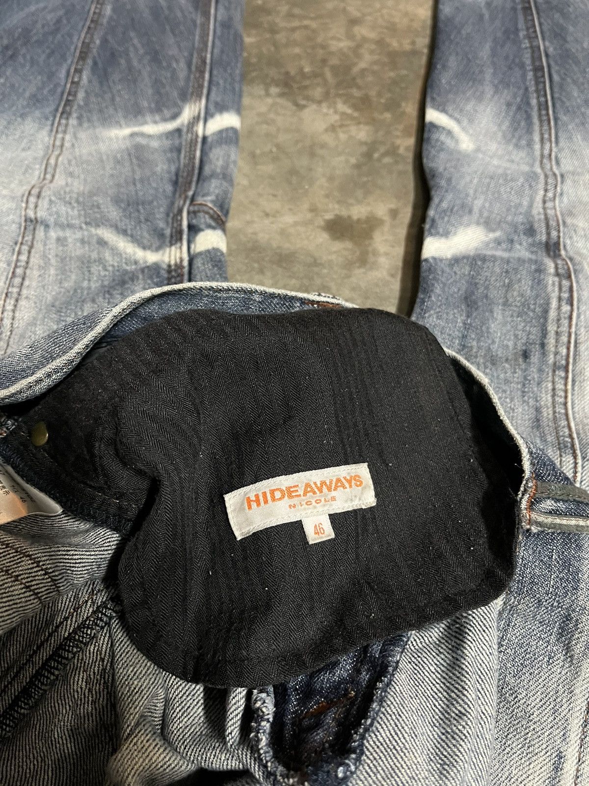If Six Was Nine Japanese Nicole hideways distressed faded punk jeans Size US 31 - 13 Thumbnail