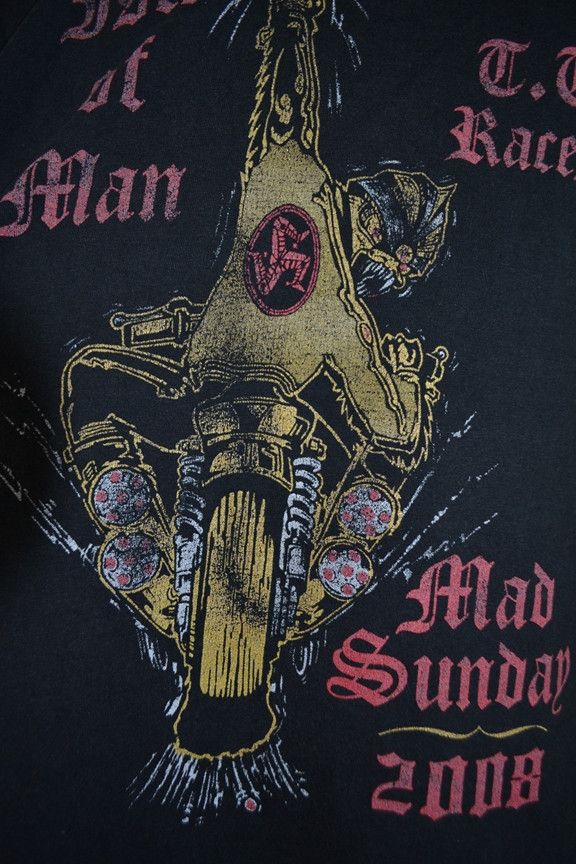 Vintage Vintage 2008 TT Isle Of Man Racing Faded Tee t-shirt L Size US L / EU 52-54 / 3 - 5 Thumbnail