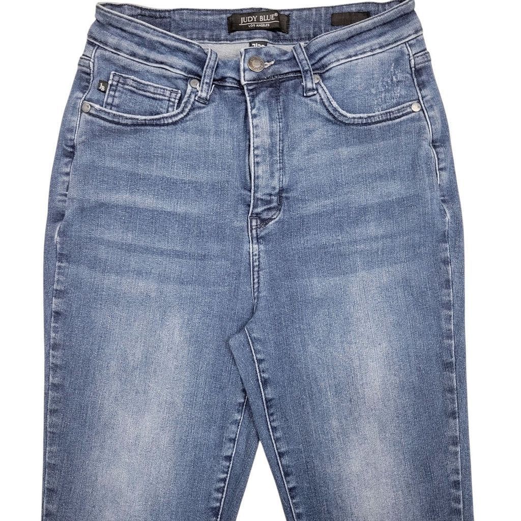 Judy Blue Judy Blue Women's Fray Ankle Skinny Jeans 7/28 Inseam 26" Size 28" / US 6 / IT 42 - 5 Thumbnail
