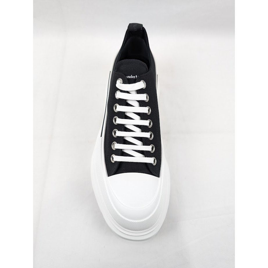Alexander McQueen o1rshd1 Tread Slick Boots in Black/White Size US 12 / EU 45 - 7 Thumbnail