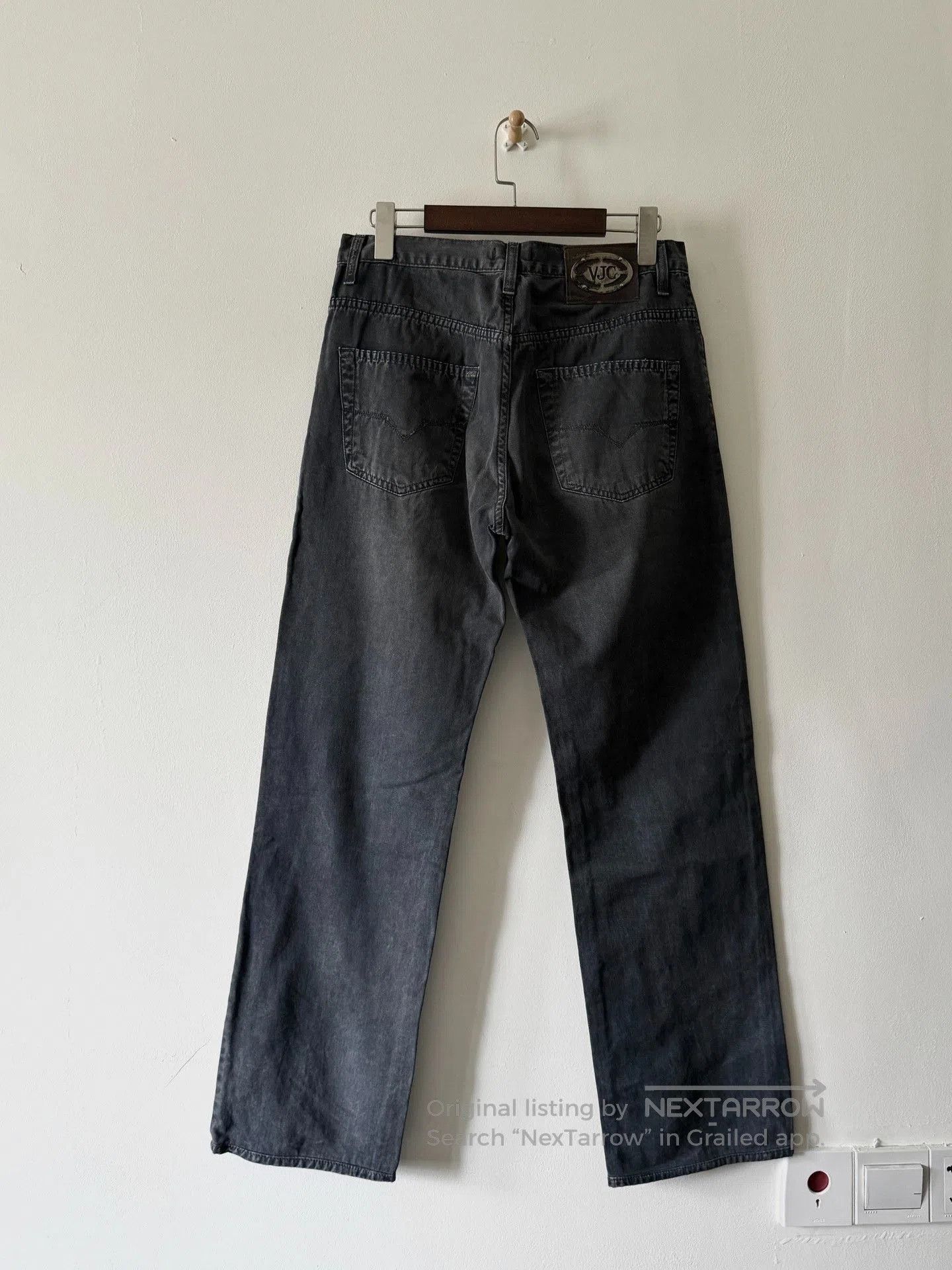 Versace Versace 00s Washed Distressed Pants. Size US 32 / EU 48 - 2 Thumbnail