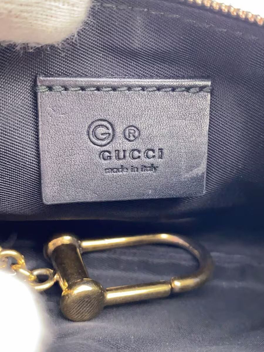 Gucci Gucci Micro Guccissima Leather Monogram Coin Case Black Size ONE SIZE - 3 Thumbnail