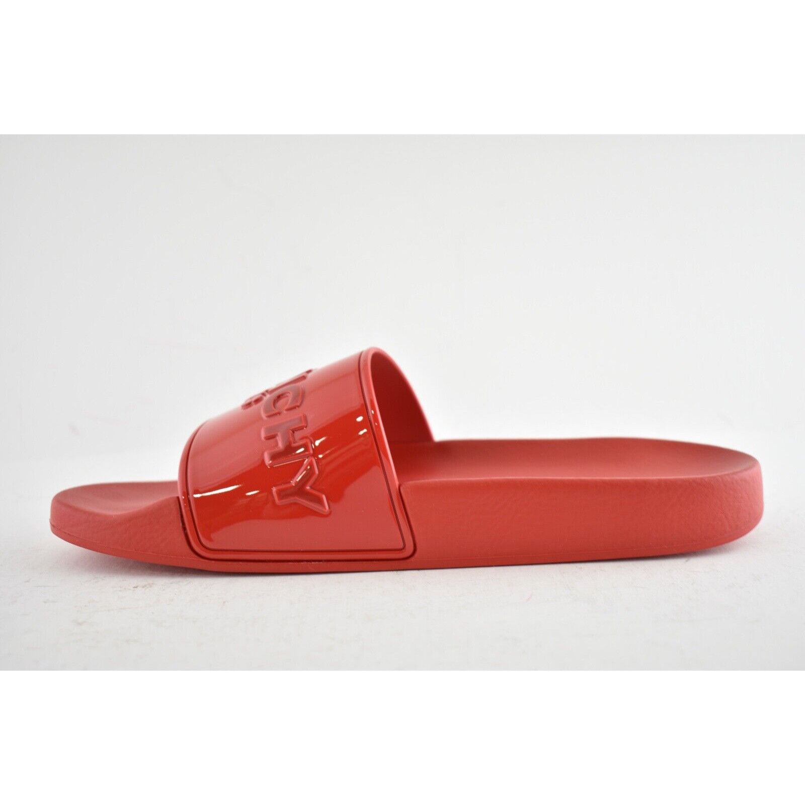 Givenchy Givenchy Paris Red Rubber Logo Embossed Slide On Pool Size US 10 / IT 40 - 9 Thumbnail