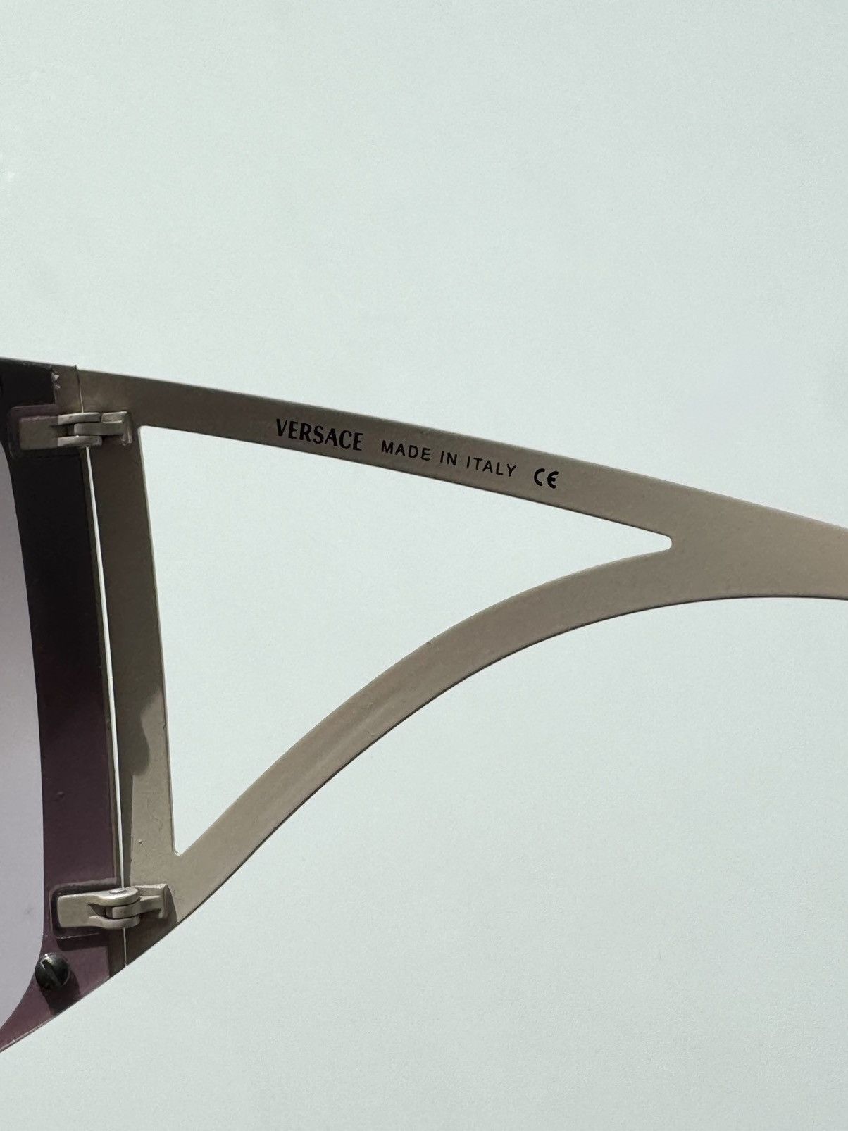 Versace Authentic Y2K Versace Sunglasses Mirror Shield Lenses Size ONE SIZE - 9 Thumbnail