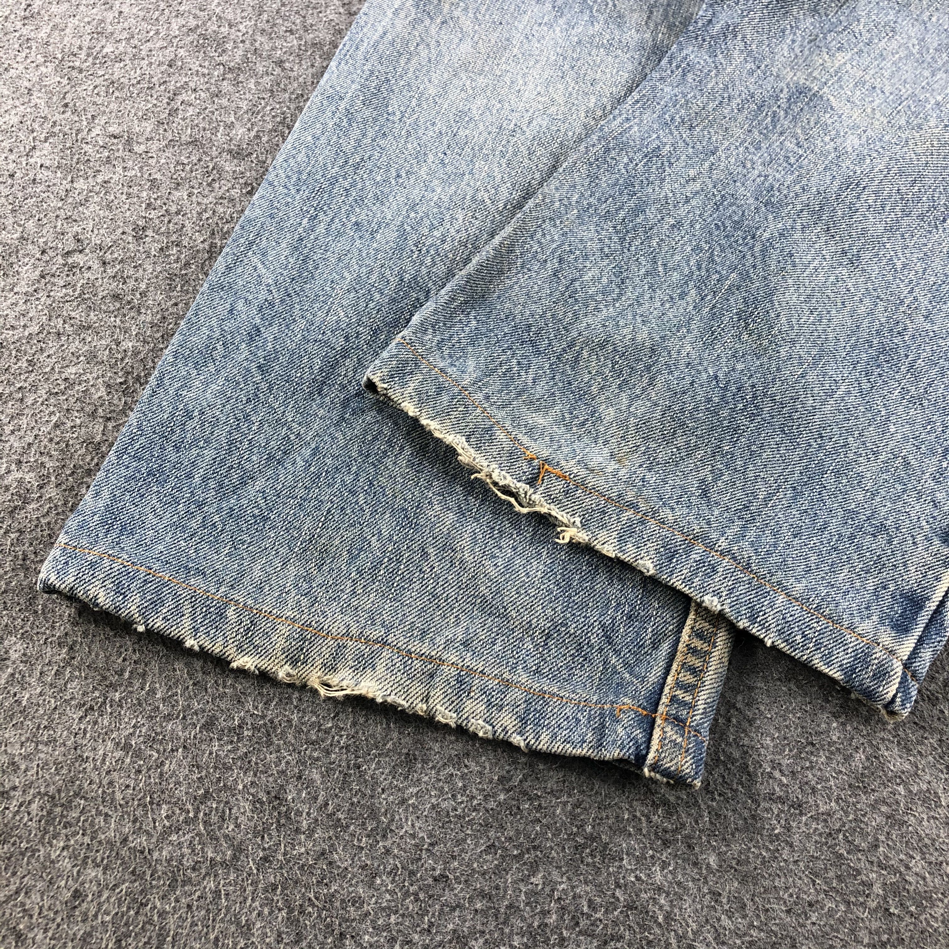 Levi's Vintage 90s Rusty Light Wash Levis 505 Jeans-J1195 Size US 34 / EU 50 - 6 Thumbnail