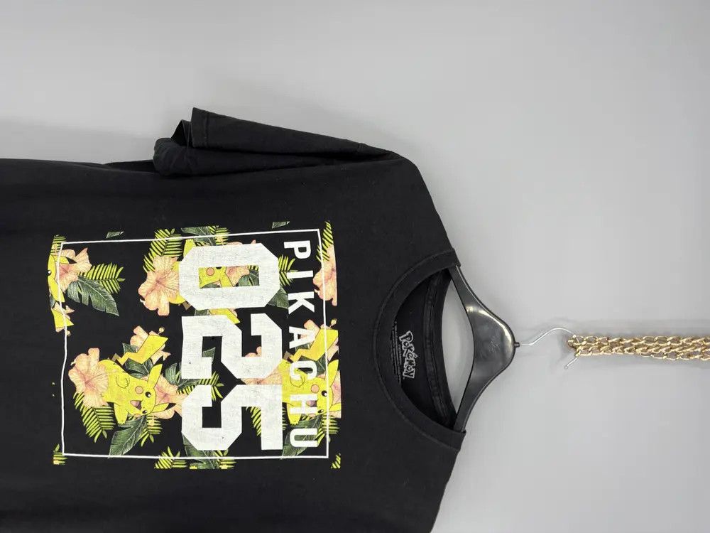 Anime 90s Vintage Pokemon Pikachu Rare Print Short Sleeve Tee Size US S / EU 44-46 / 1 - 4 Thumbnail