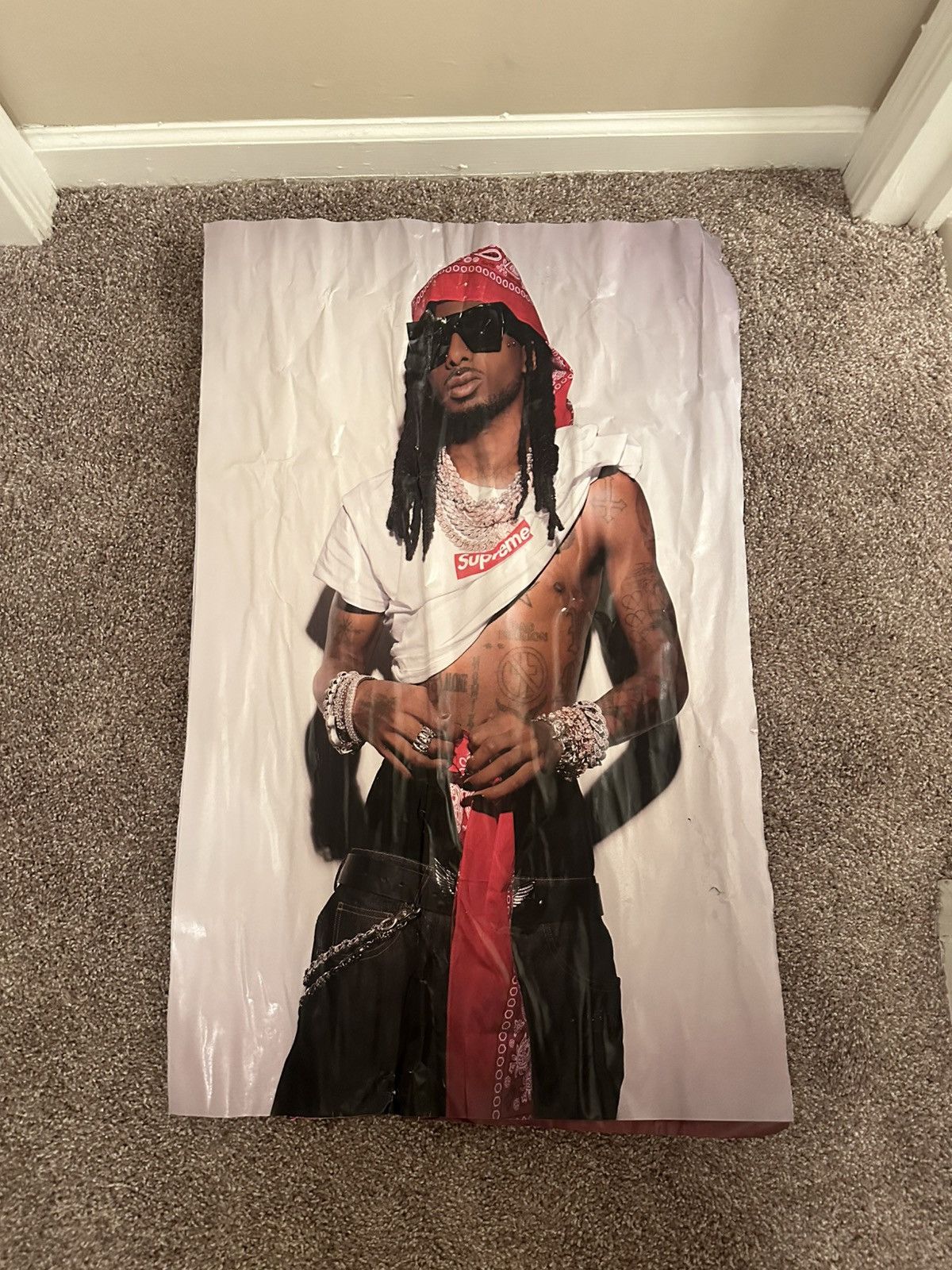 Supreme Playboi Carti Original Supreme FW25 Poster | Grailed