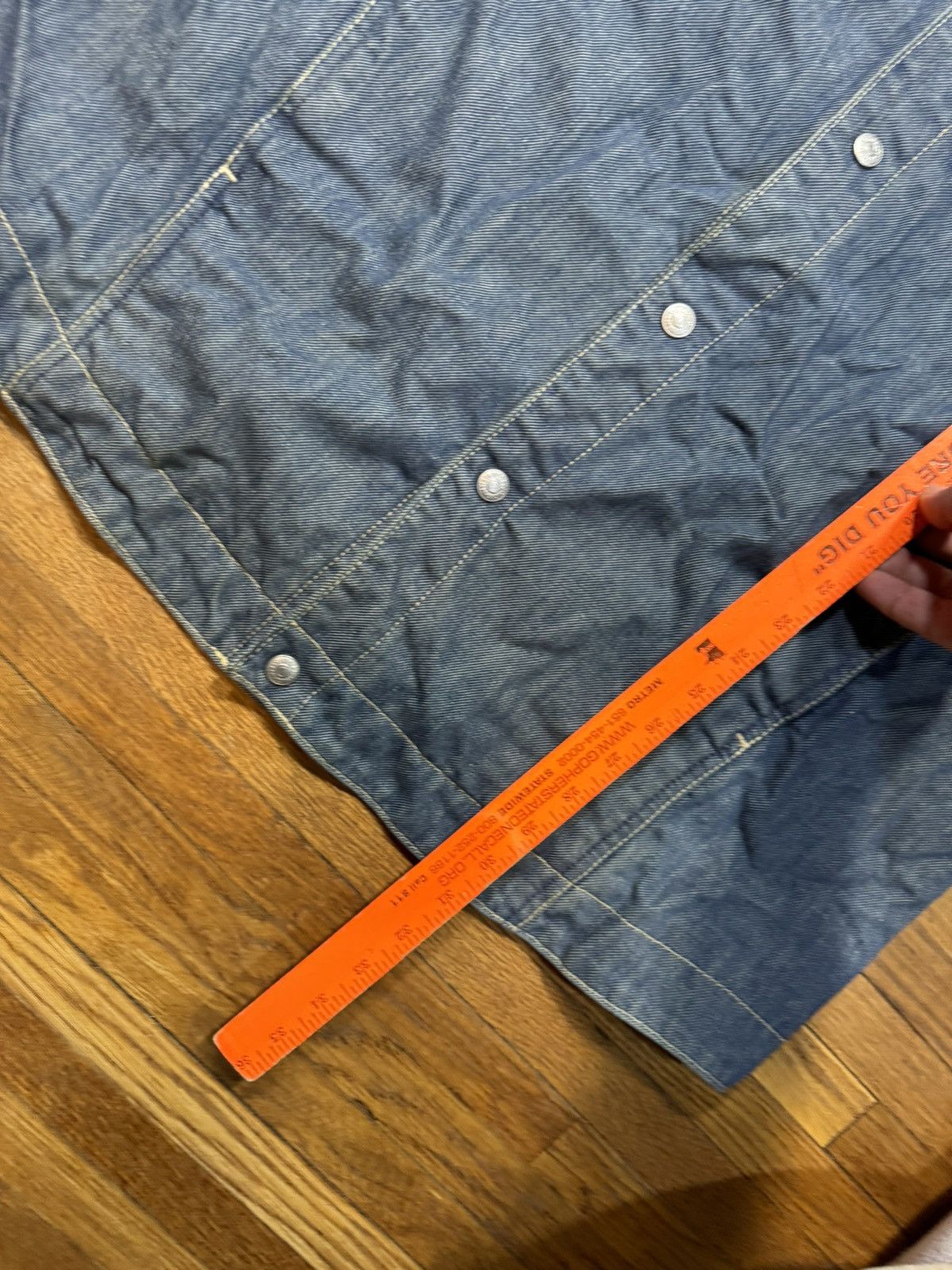 Levi's × Levi's Vintage Clothing × Vintage Vintage Levi’s Engineered Denim Chore Jacket Size US XL / EU 56 / 4 - 9 Thumbnail