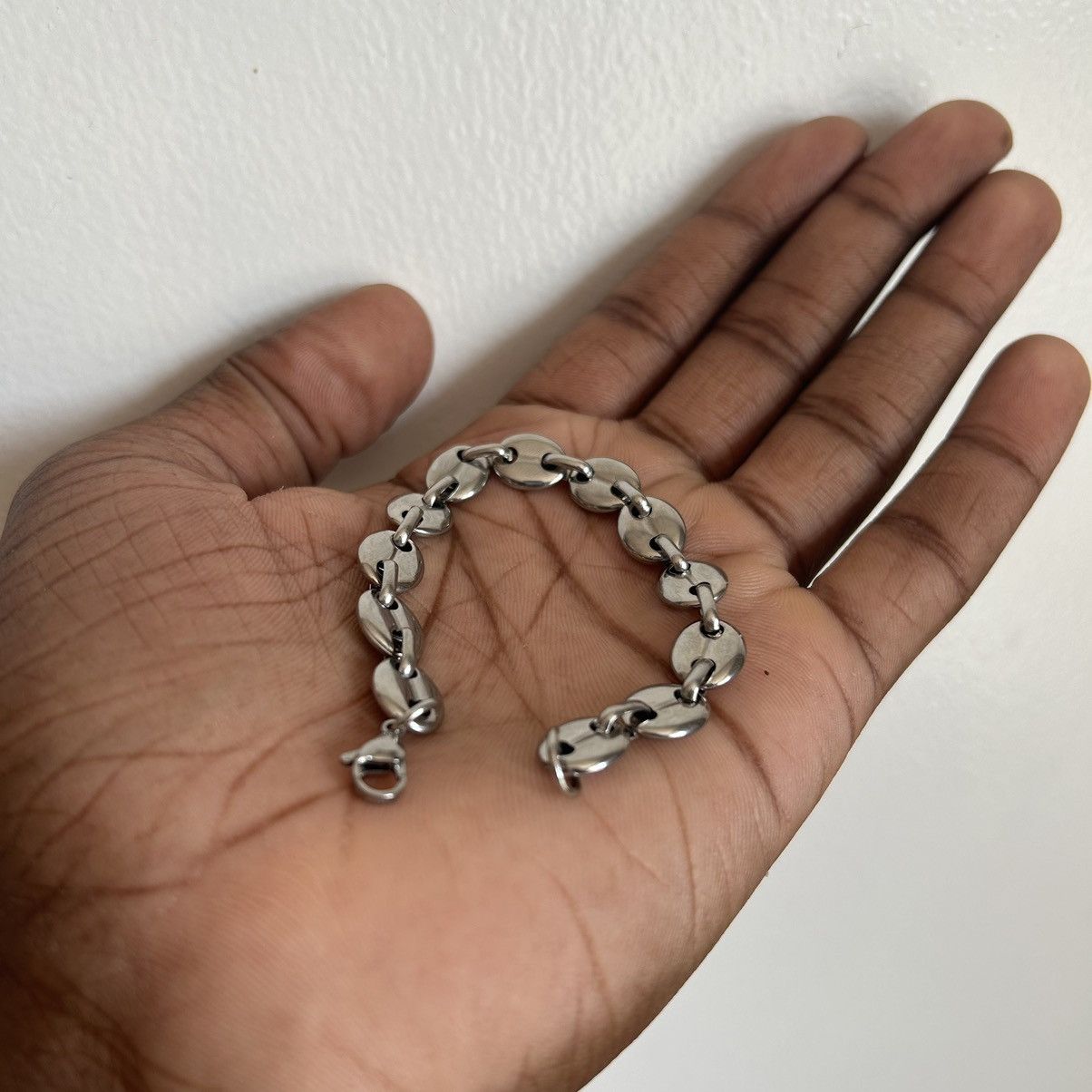 Vintage Y2K 2000s Gucci style link silver heavyweight bracelet Size ONE SIZE - 1 Thumbnail