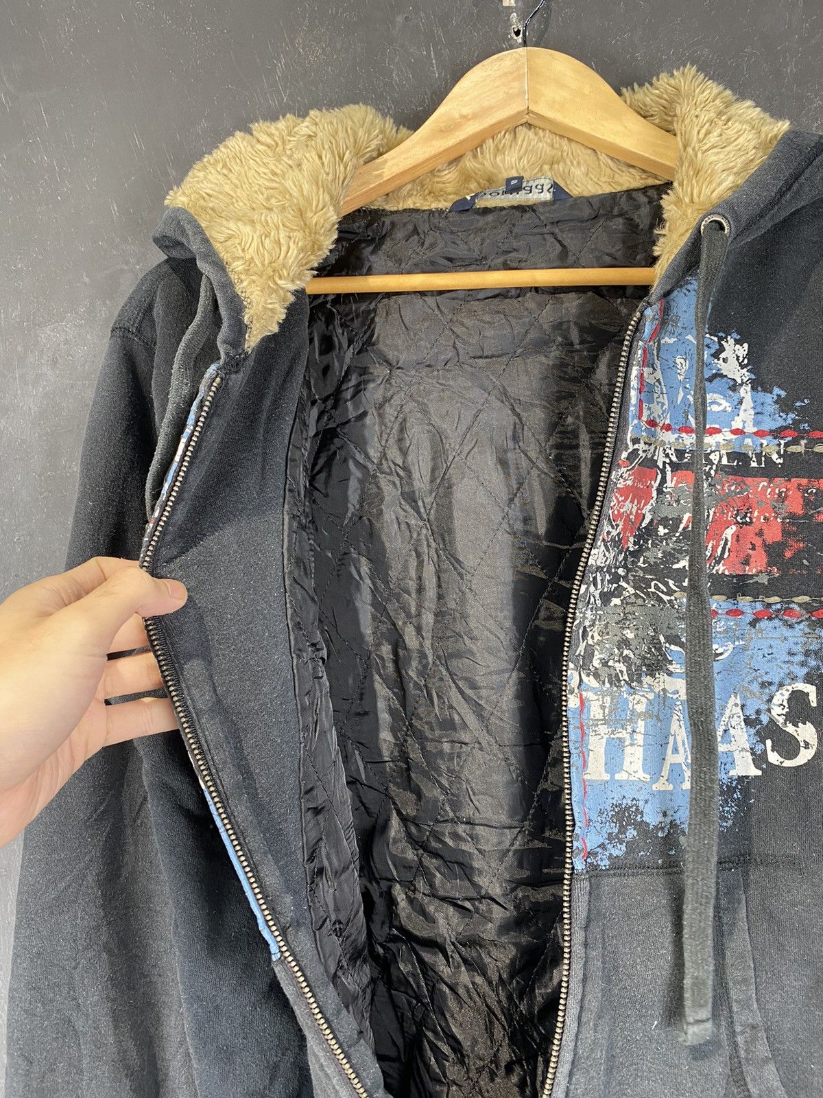 If Six Was Nine y2k Koolhaas Fur Hoodie Lgb Zipped Up Size US M / EU 48-50 / 2 - 5 Thumbnail