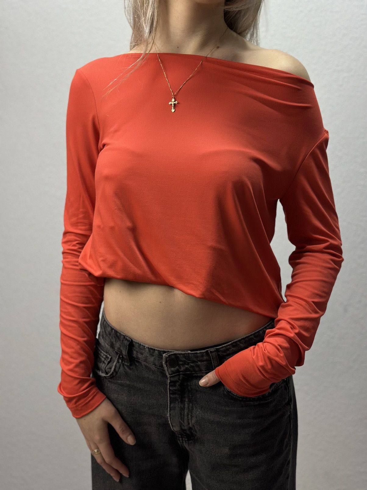 OSKA ISCHIKO OSKA Oversized Orange Long Sleeve Tunic Top sz 46 Size S / US 4 / IT 40 - 1 Thumbnail