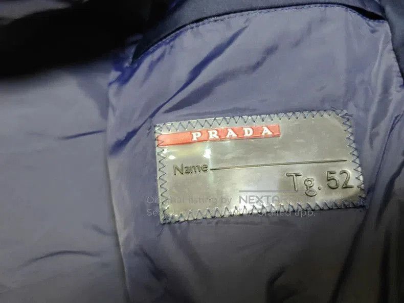 Prada Prada Navy Hooded Jacket. Size US L / EU 52-54 / 3 - 4 Thumbnail