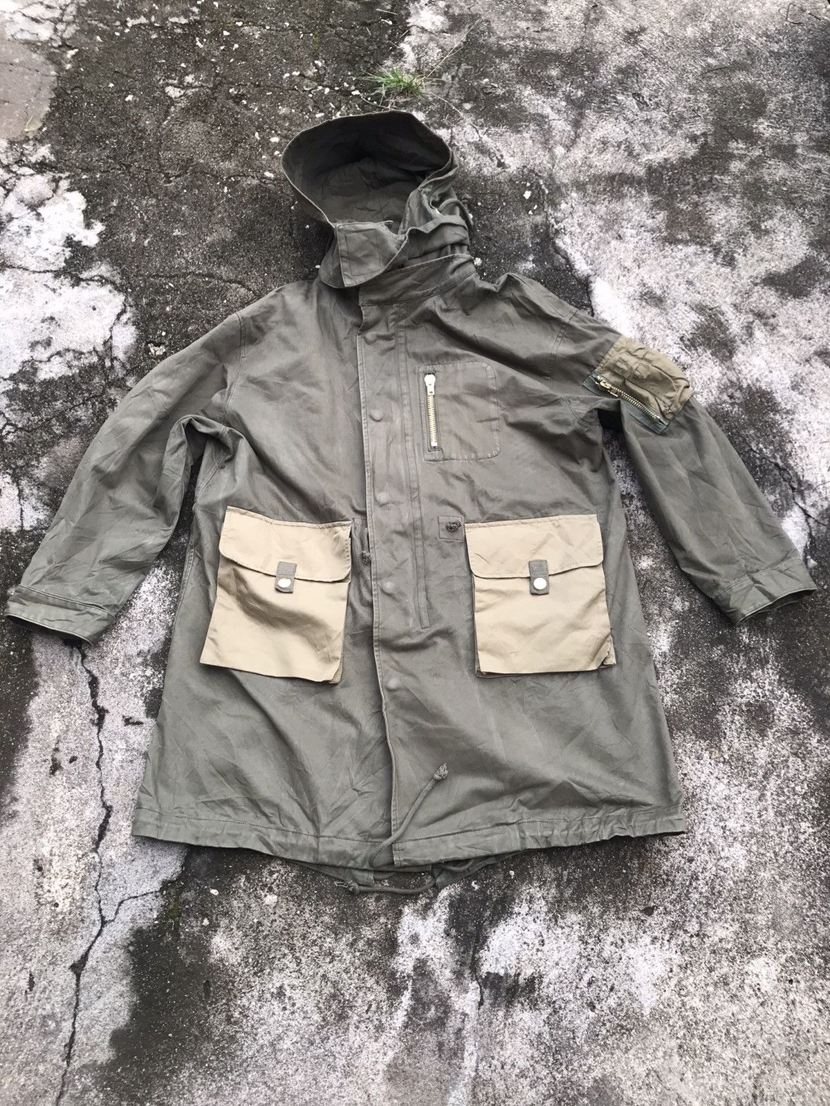 Japanese Brand Purple and Yellow Parka Military Size US M / EU 48-50 / 2 - 1 Thumbnail