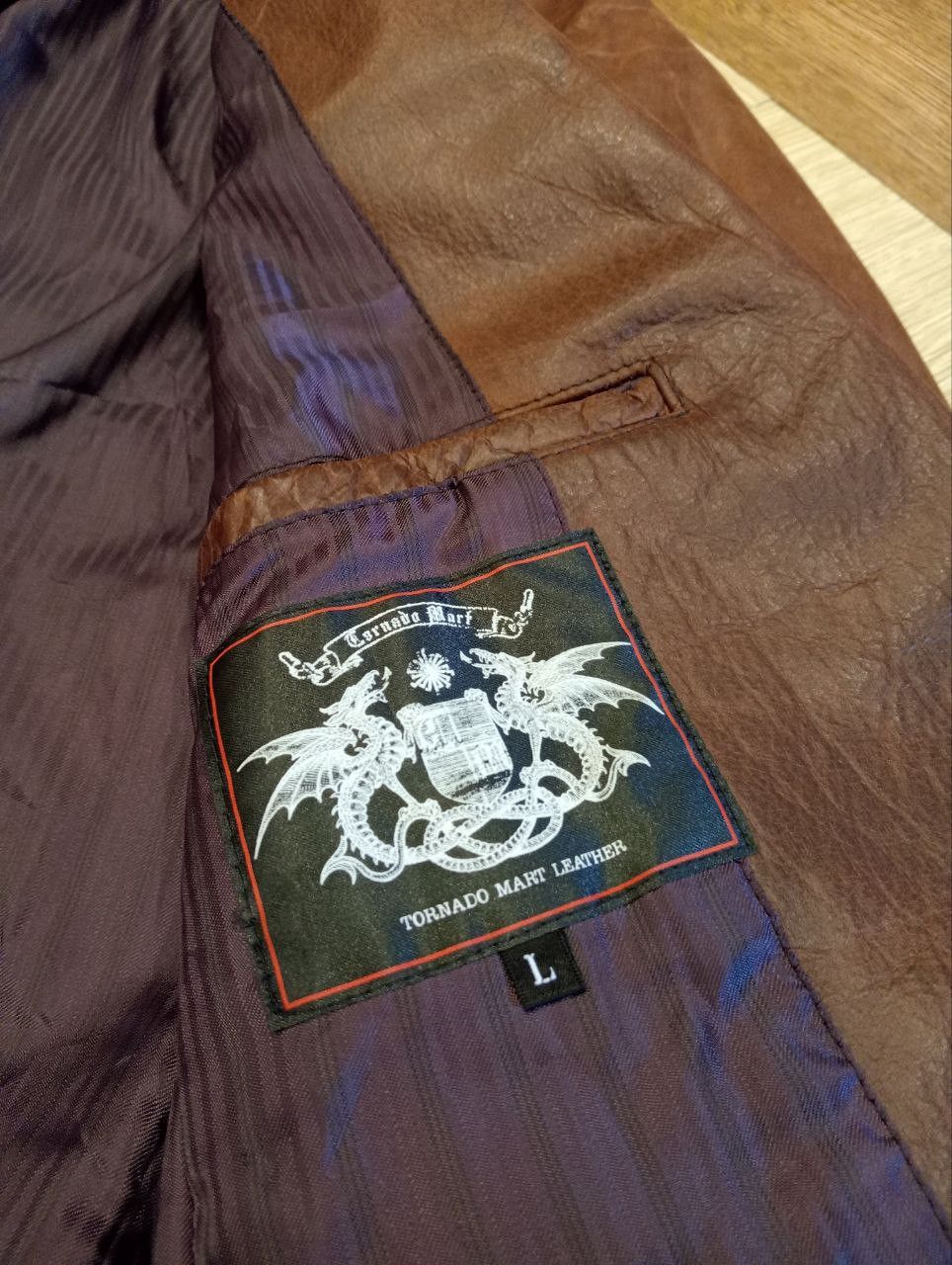 Tornado Mart TORNADO MART JAPAN LEATHER JACKET - SIZE L Size US L / EU 52-54 / 3 - 10 Thumbnail