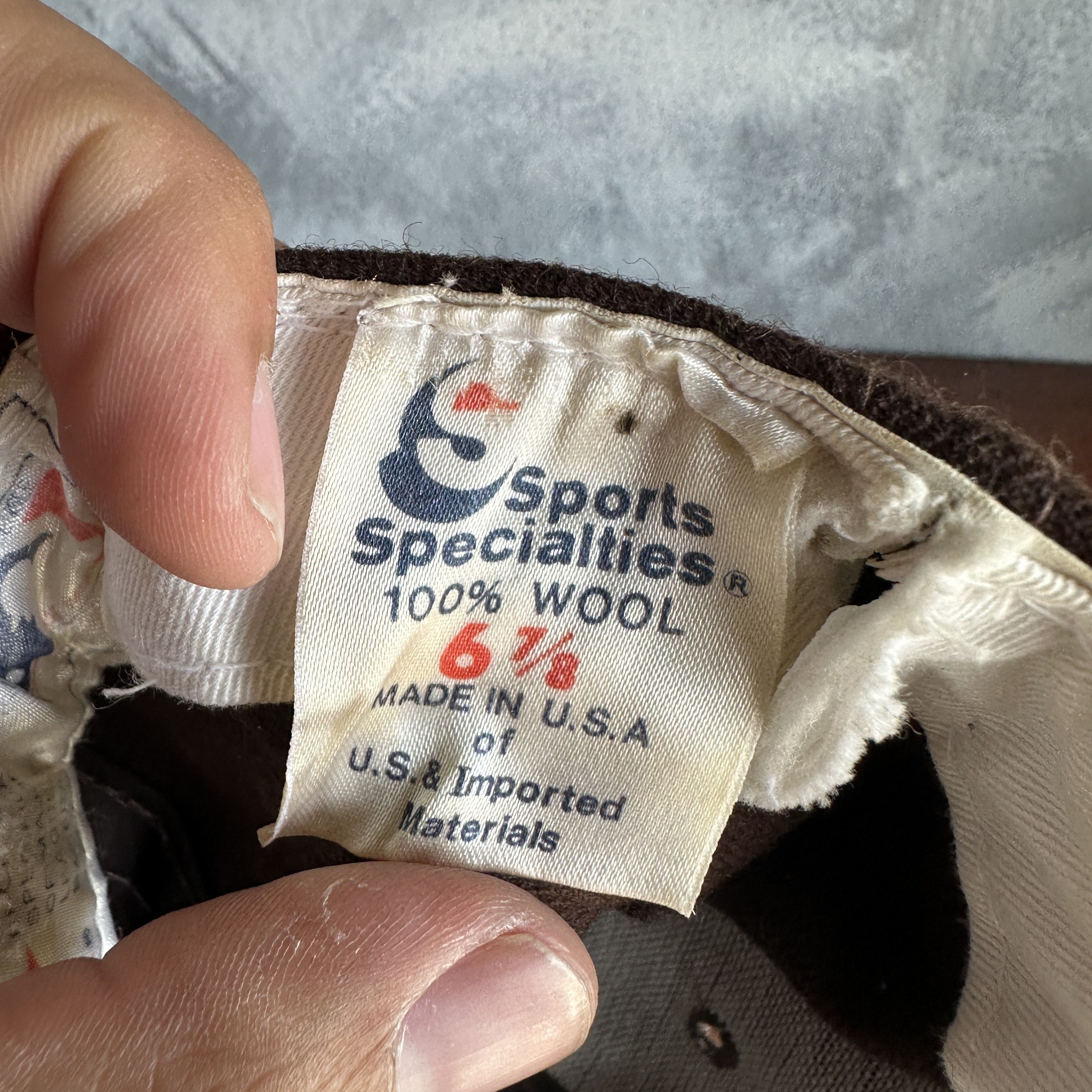 Other Vtg San Diego Padres Fitted Hat 6 7/8 Sports Specialties Size ONE SIZE - 4 Thumbnail