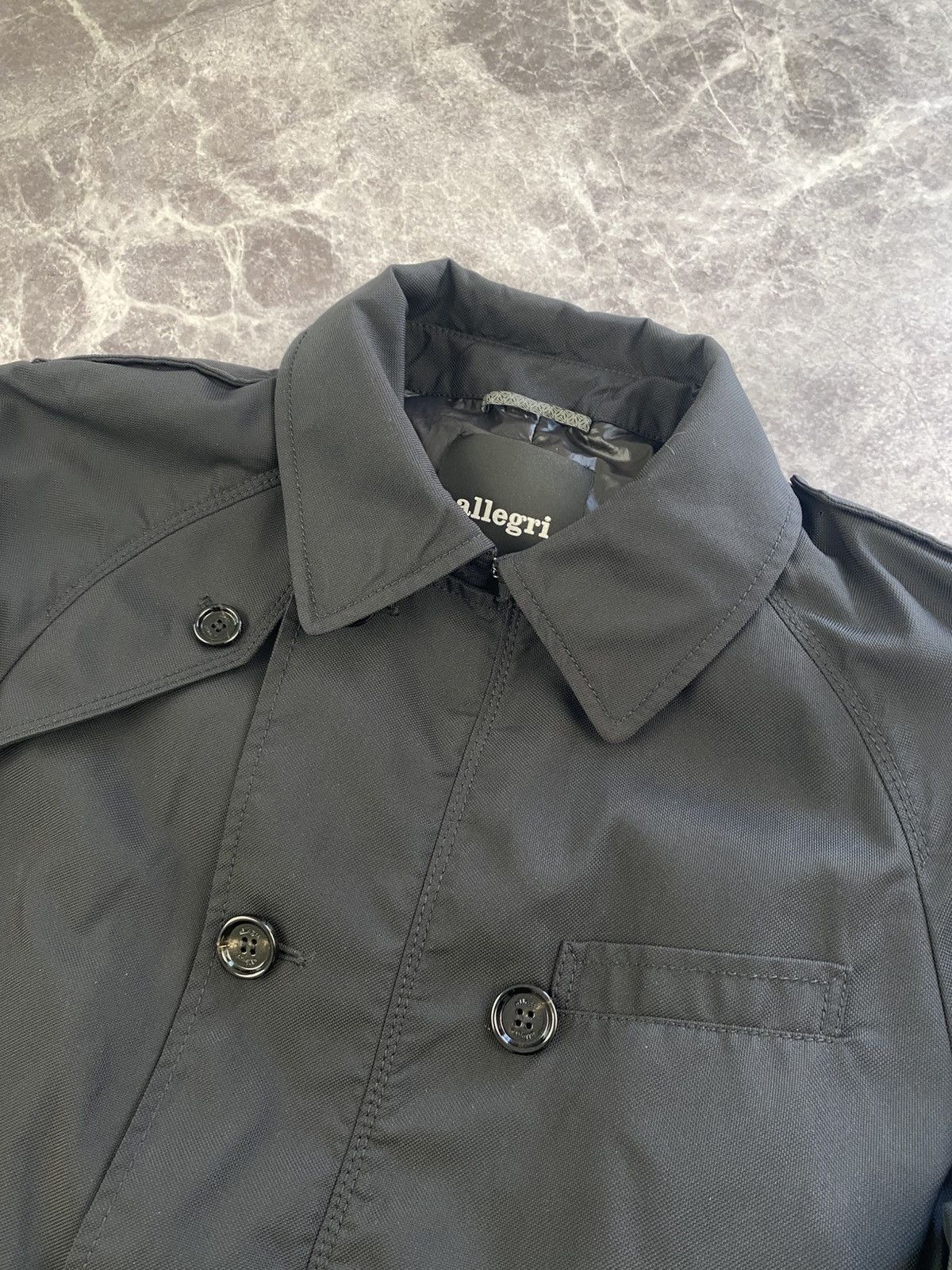 Allegri Allegri Milano Insulated classic black trench coat size: 50 Size US M / EU 48-50 / 2 - 2 Thumbnail
