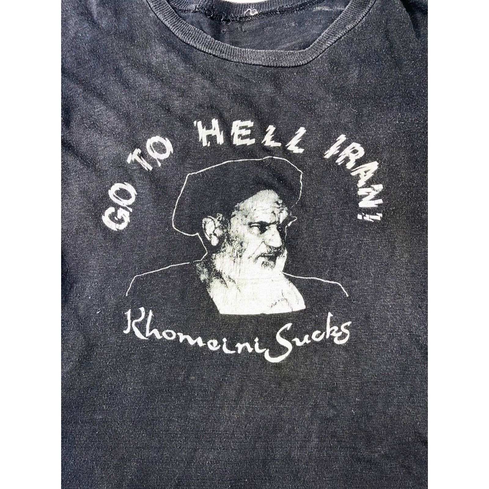Other Iran Hostage Crisis Khomeini Graphic T Shirt Distressed M Size US M / EU 48-50 / 2 - 2 Thumbnail