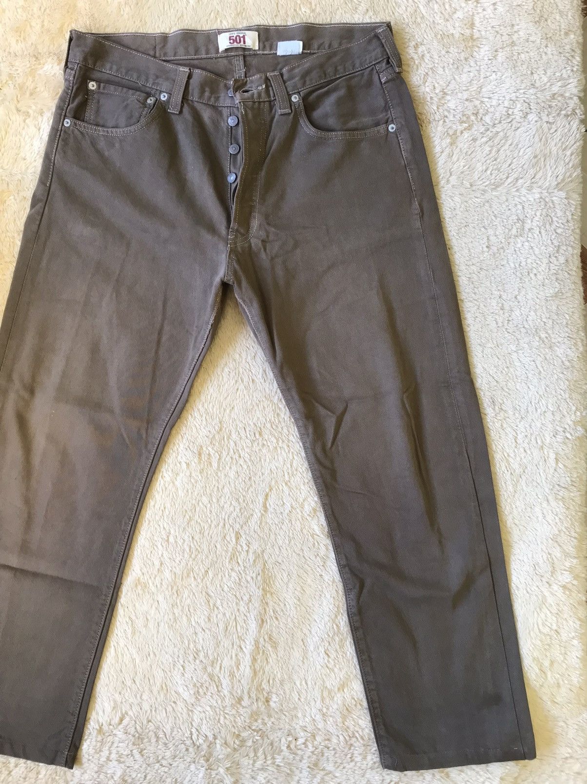 Levi's × Vintage Vintage 80s Levi’s Brown Denim Jeans Size US 32 / EU 48 - 3 Thumbnail