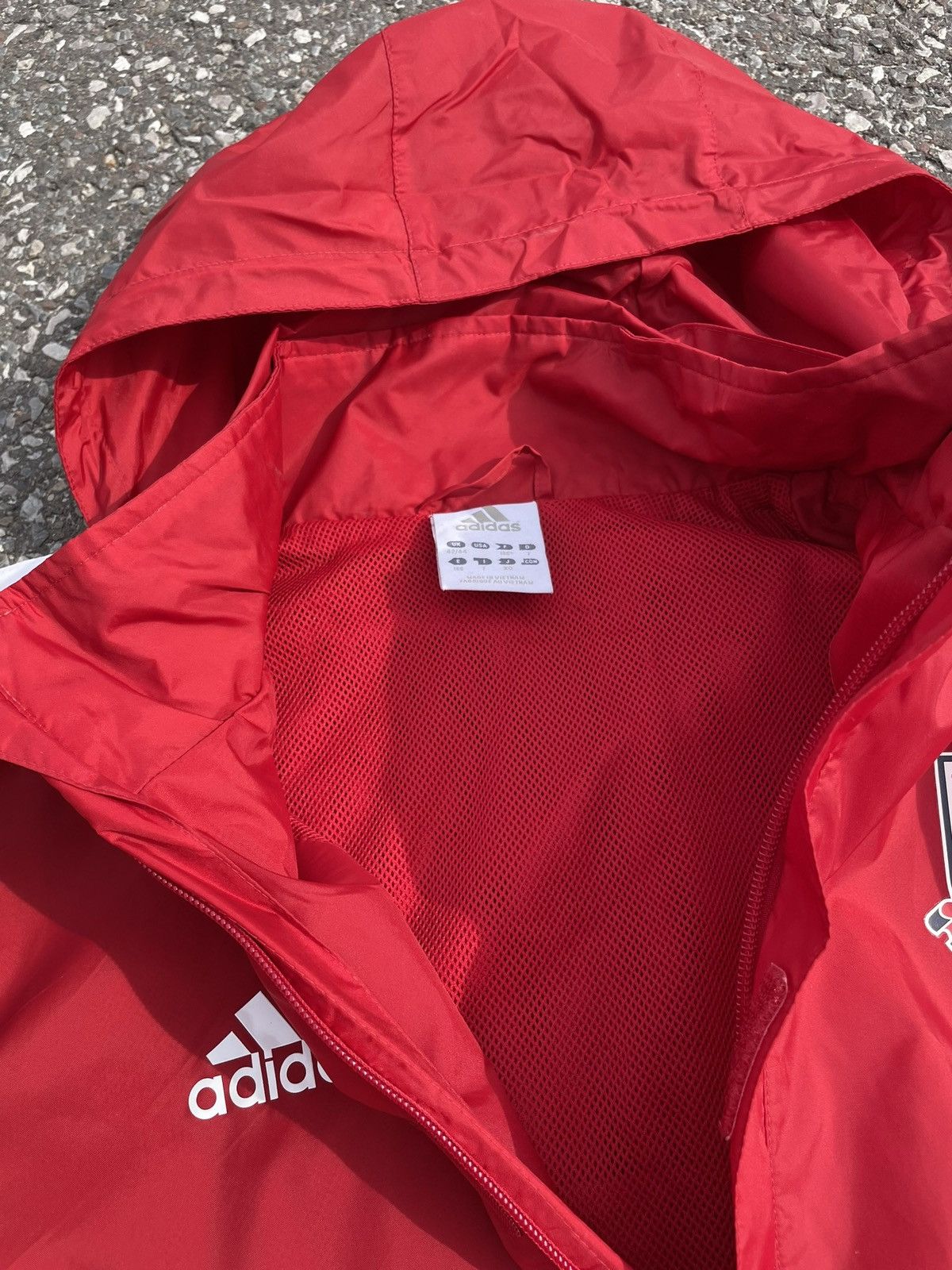 Adidas Adidas Stoke City Training Rain Jacket Windbreaker Soccer Size US XL / EU 56 / 4 - 8 Thumbnail