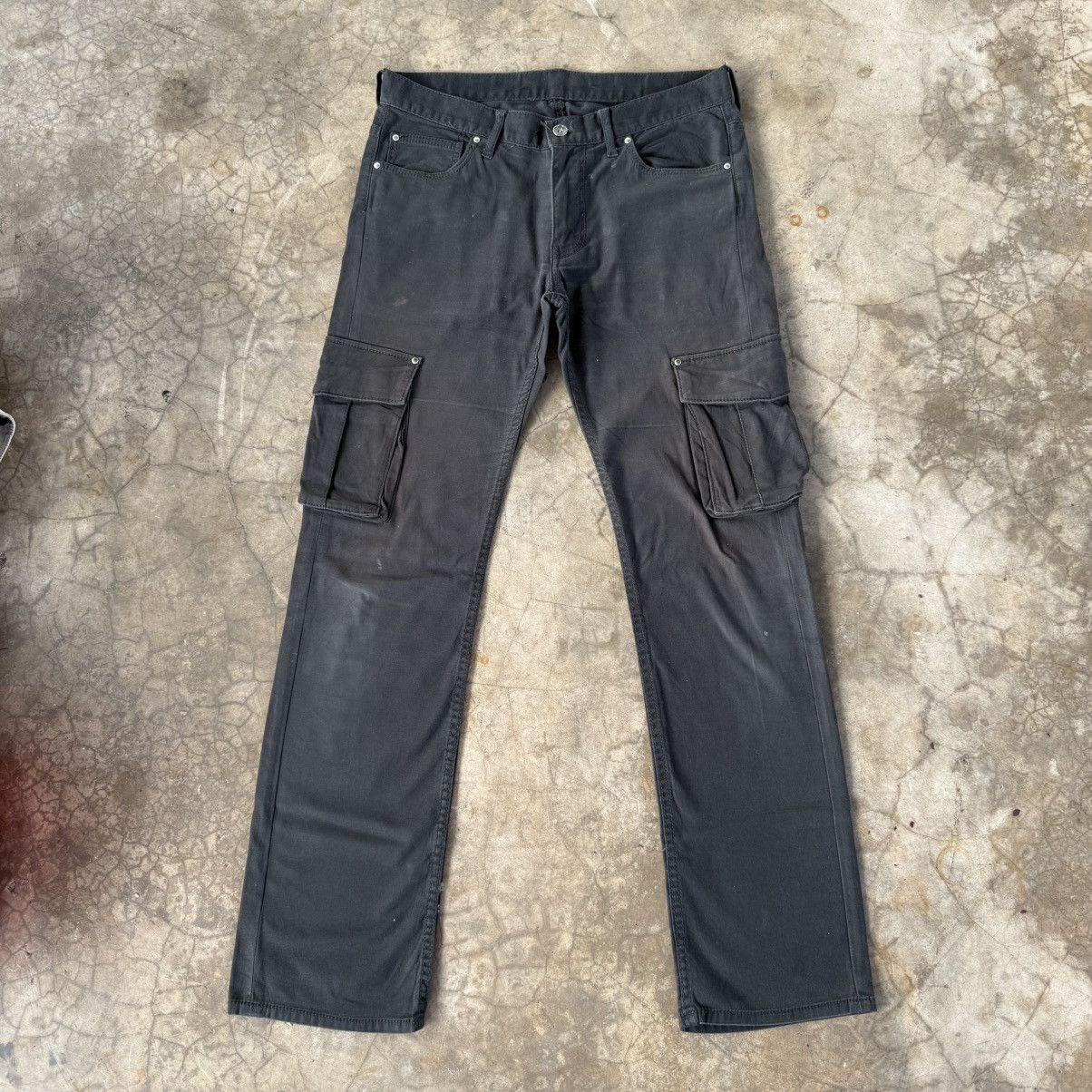 Takeo Kikuchi Vintage Takeo Kikuchi Black Cargo Pants W32 Size US 32 / EU 48 - 1 Thumbnail