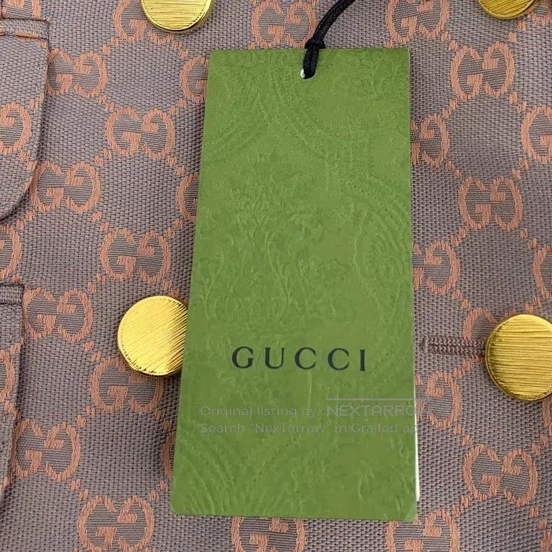 Gucci Gucci 23 light pink logo jacquard full print cotton lapel Size XS / US 0-2 / IT 36-38 - 6 Thumbnail